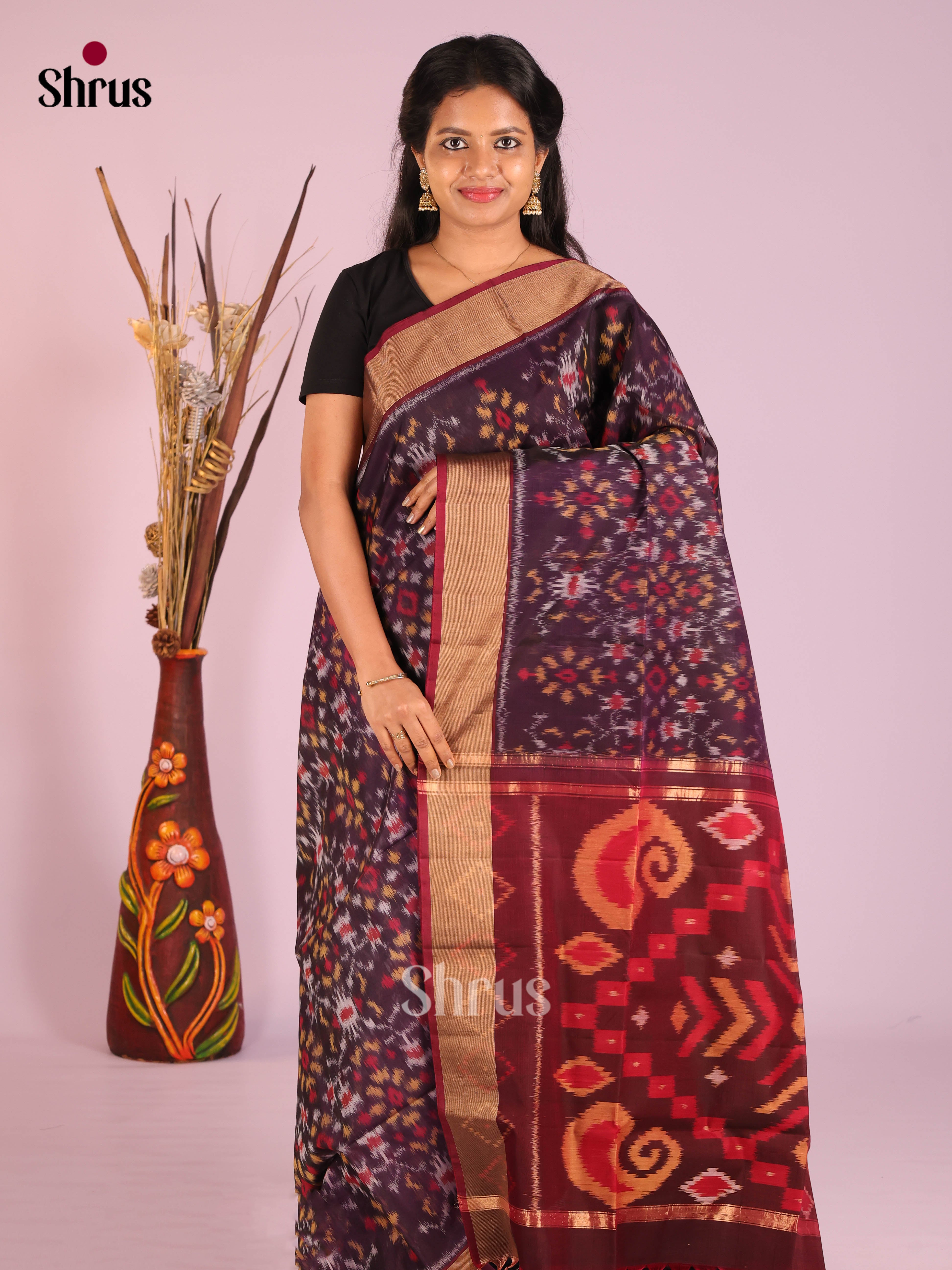 DIS11403 - Pochampally sico Saree - Shop on Shrus.com
