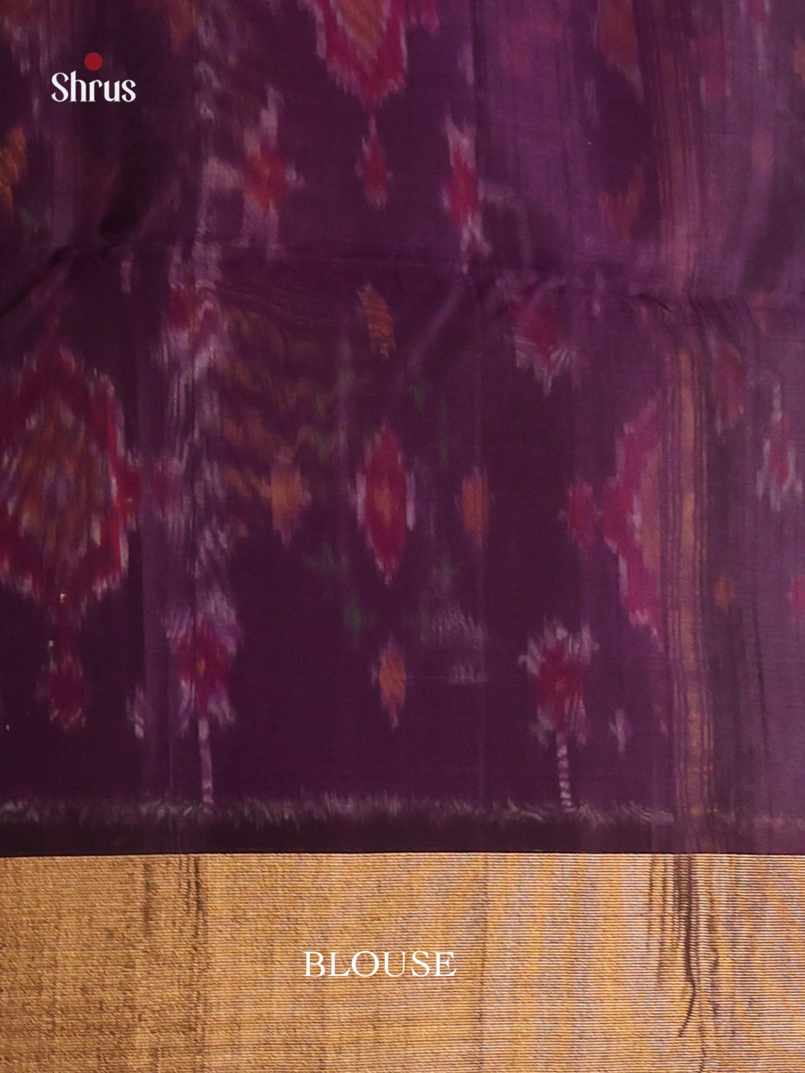 Green & Violet - Pochampally sico Saree - Shop on Shrus.com