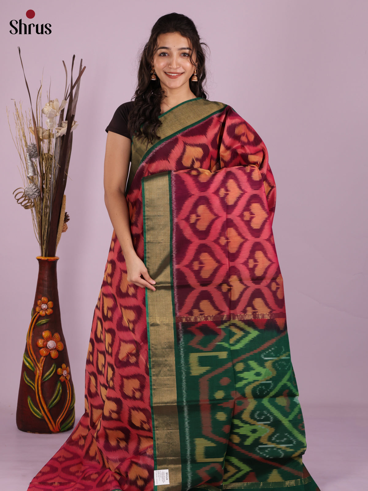 DIS11456 - Pochampally sico Saree - Shop on Shrus.com