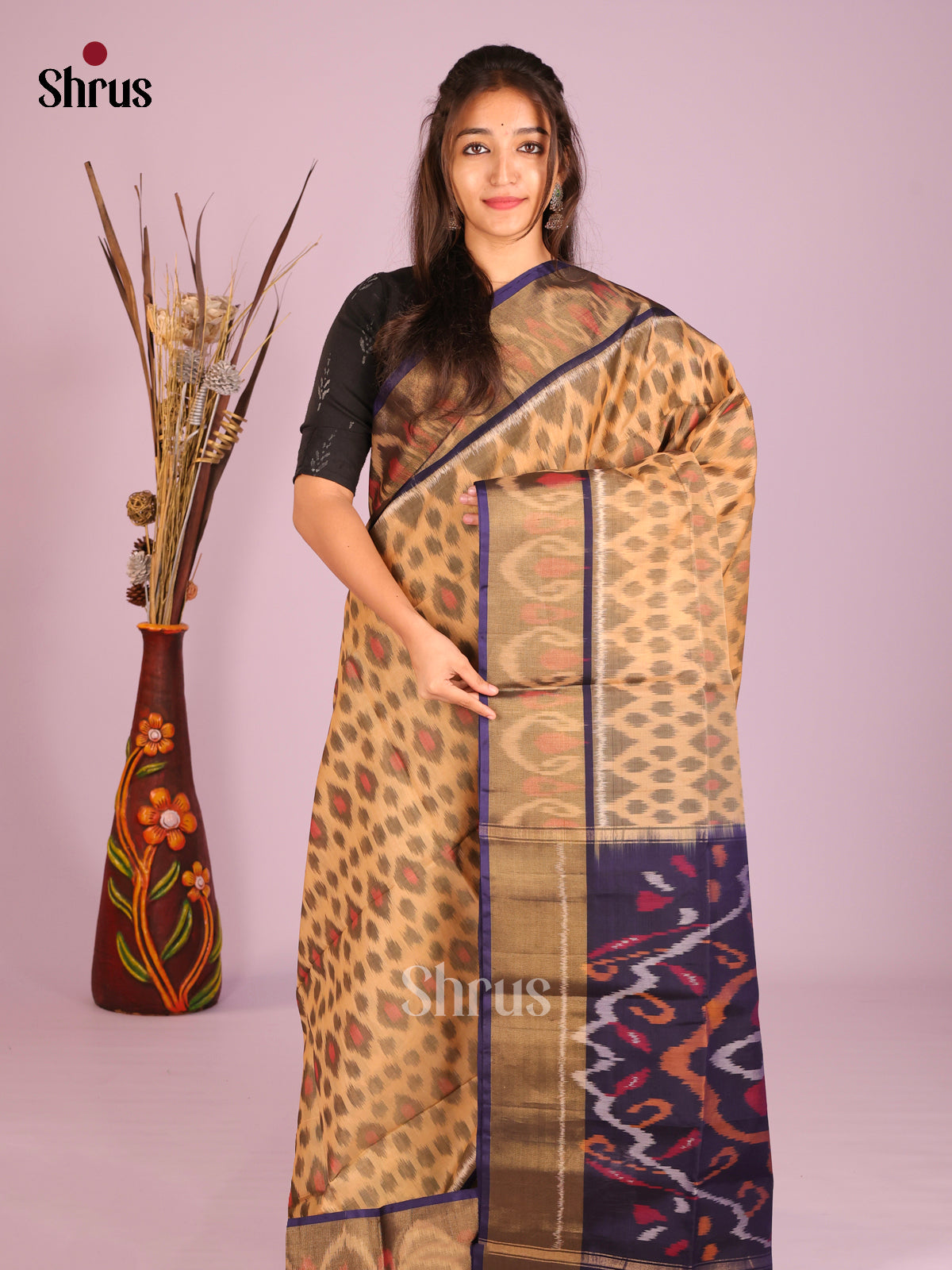 DIS11508 - Pochampally sico Saree - Shop on Shrus.com