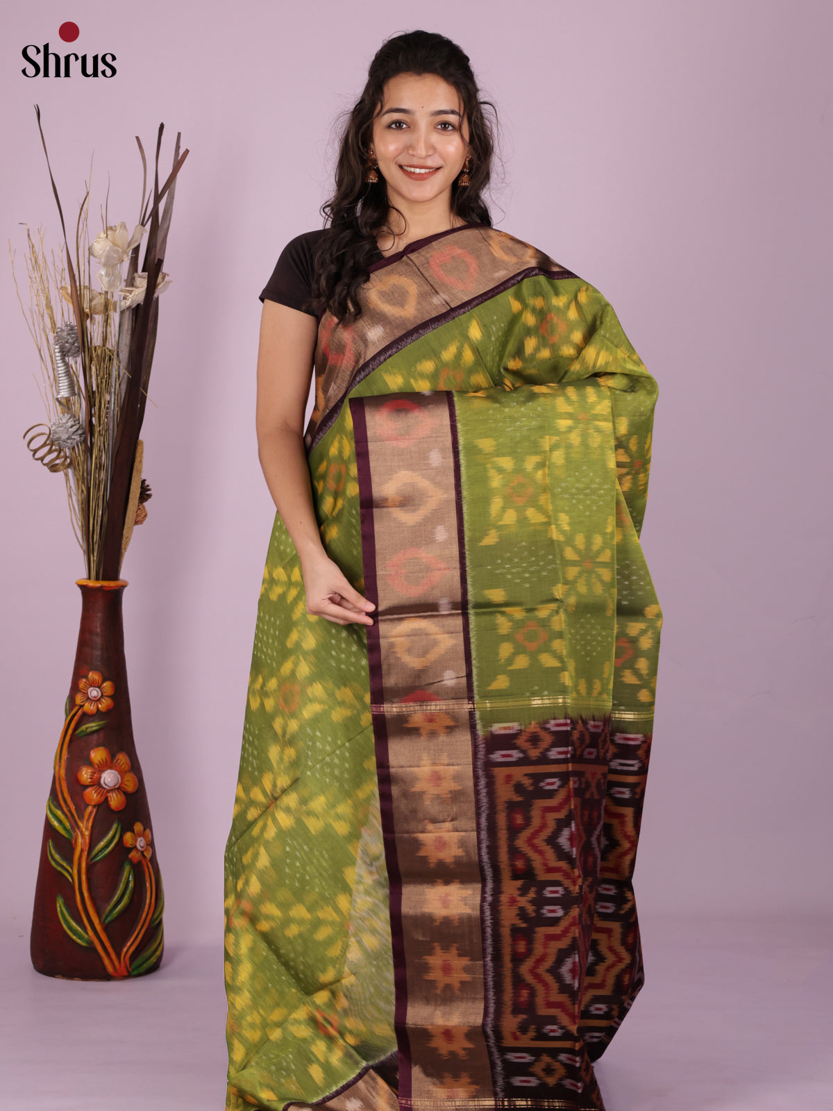 DIS11566 - Pochampally sico Saree - Shop on Shrus.com