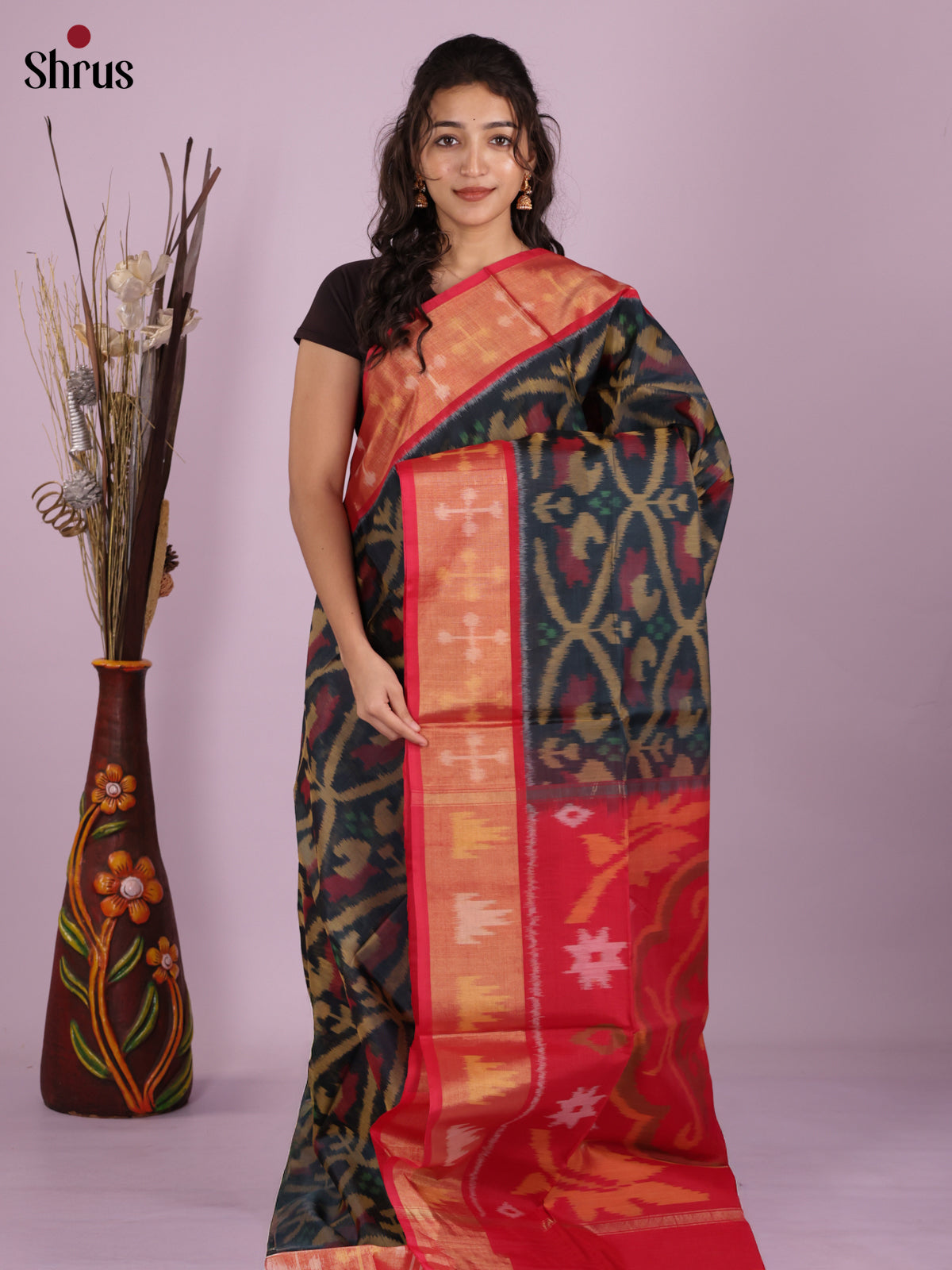 DIS11572 - Pochampally sico Saree - Shop on Shrus.com