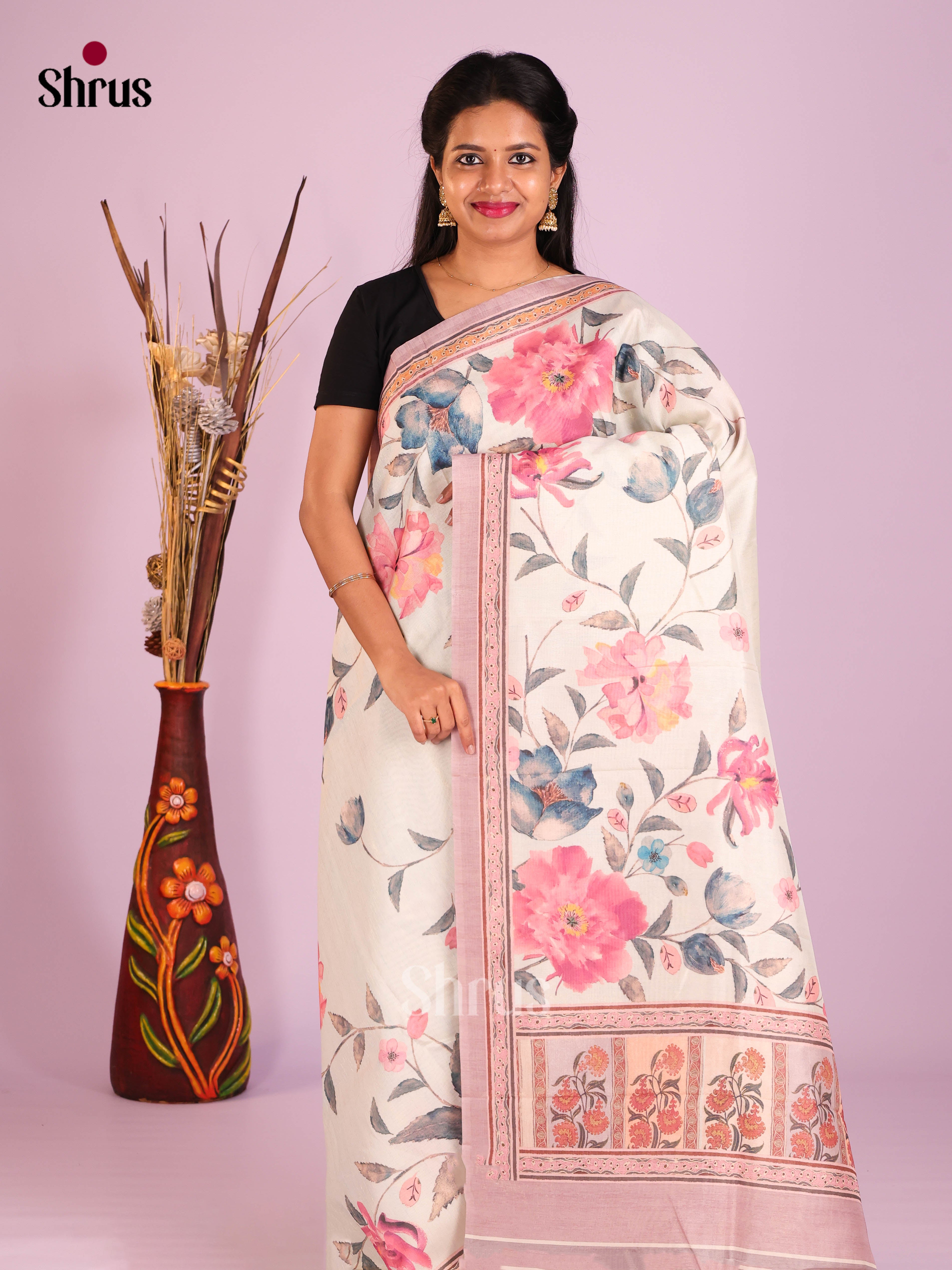 DIS11592 - Butter silk Saree