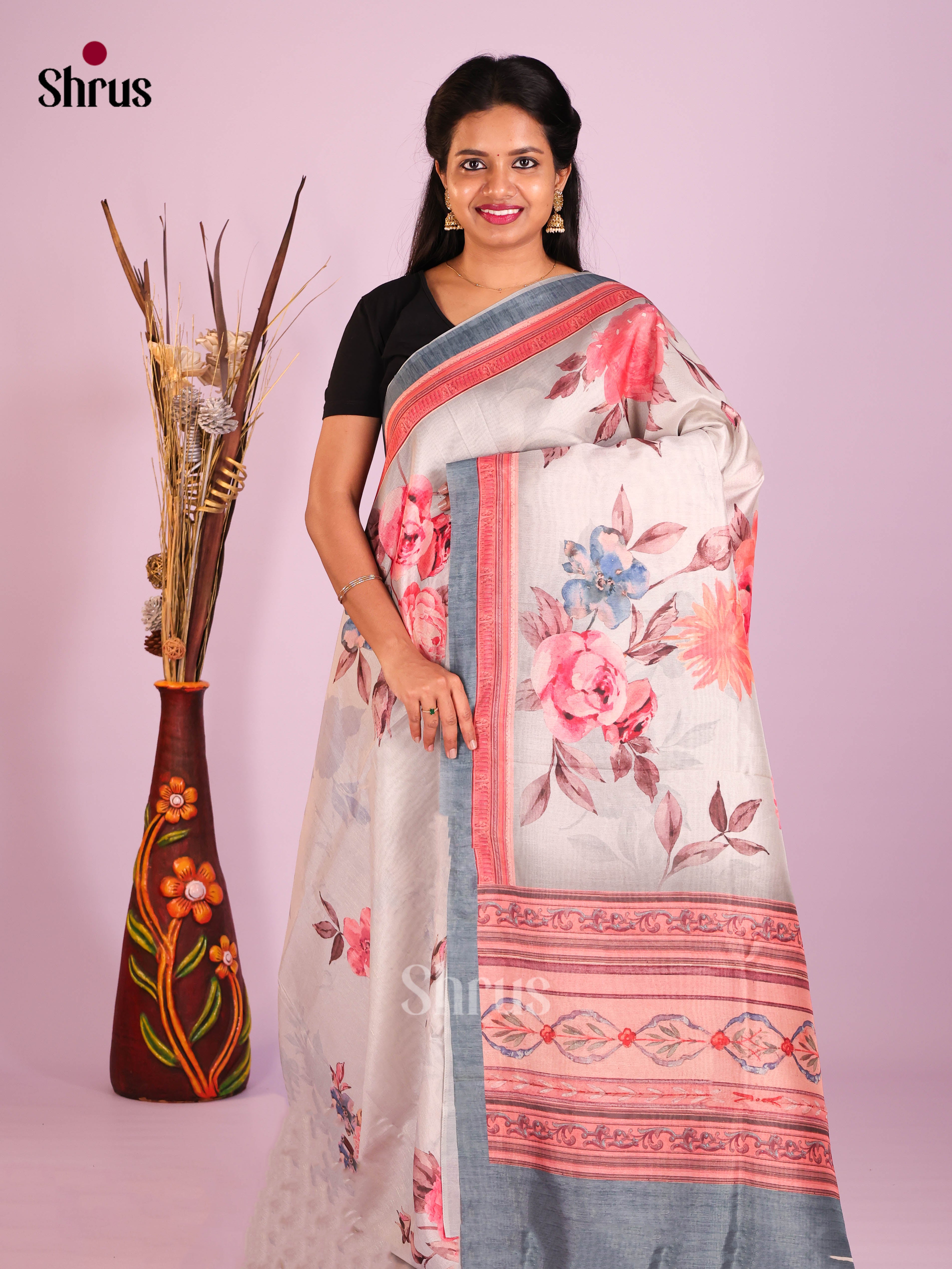 DIS11600 - Butter silk Saree