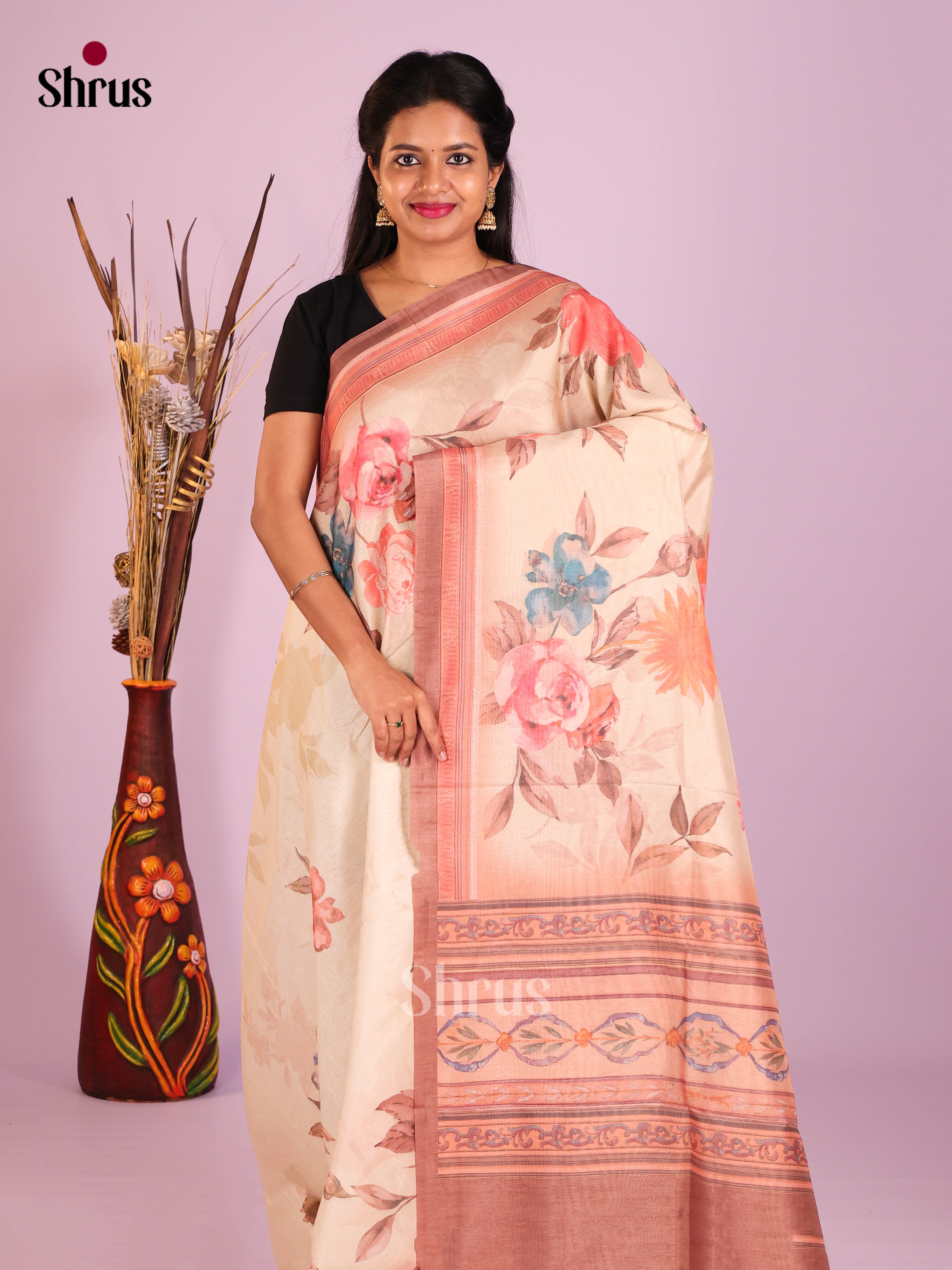 DIS11601 - Butter silk Saree