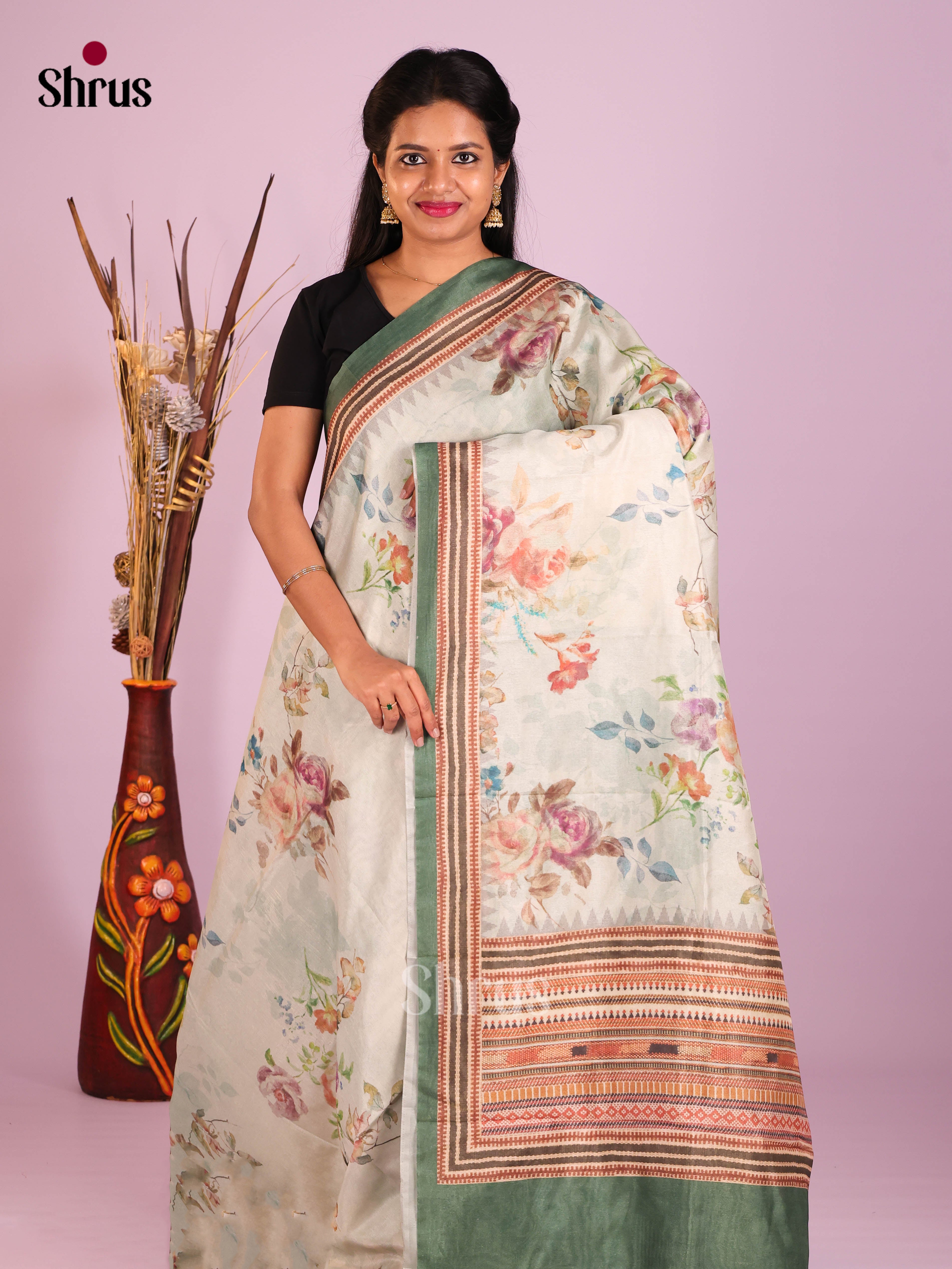 DIS11604 - Butter silk Saree