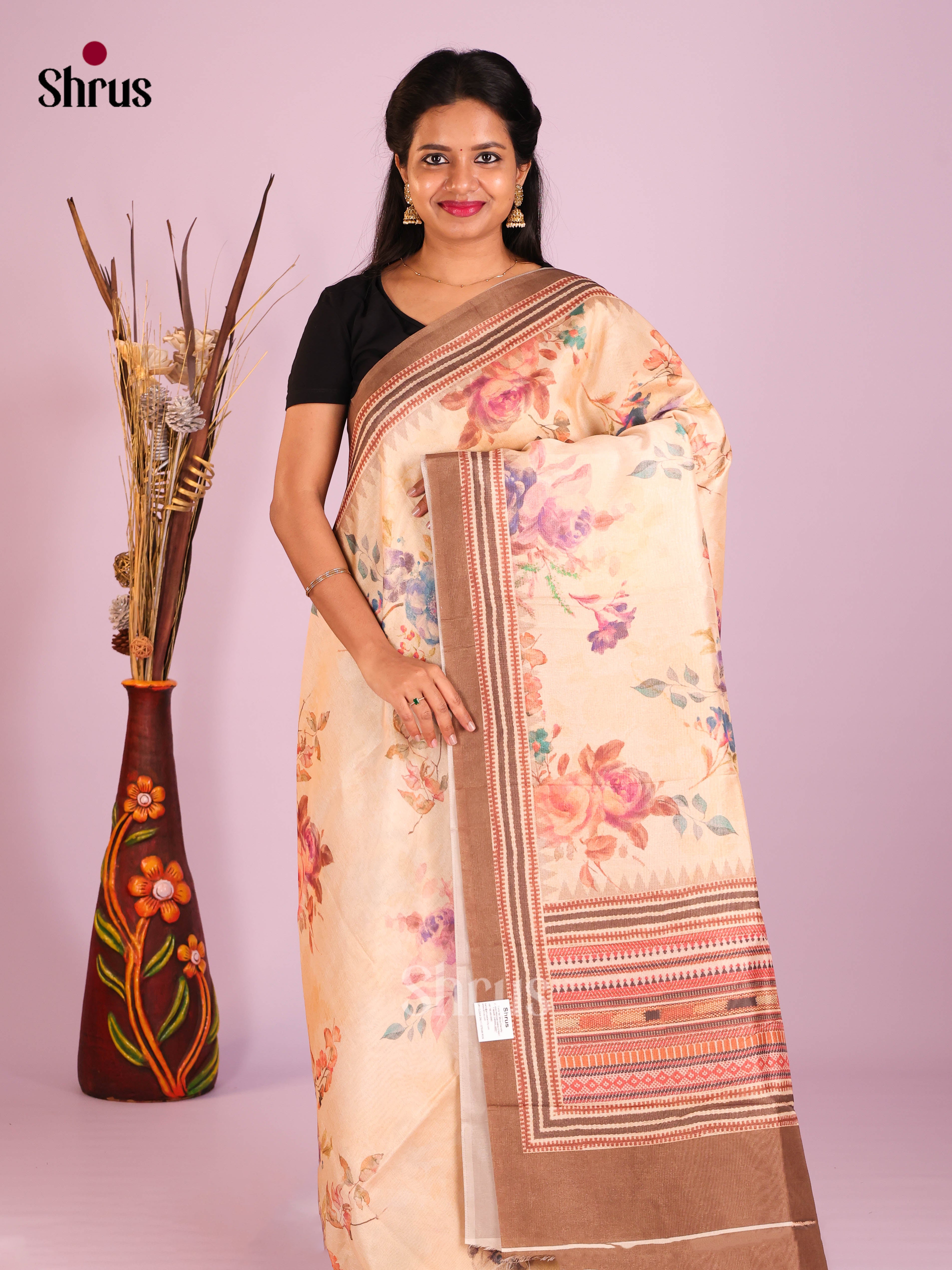 DIS11605 - Butter silk Saree