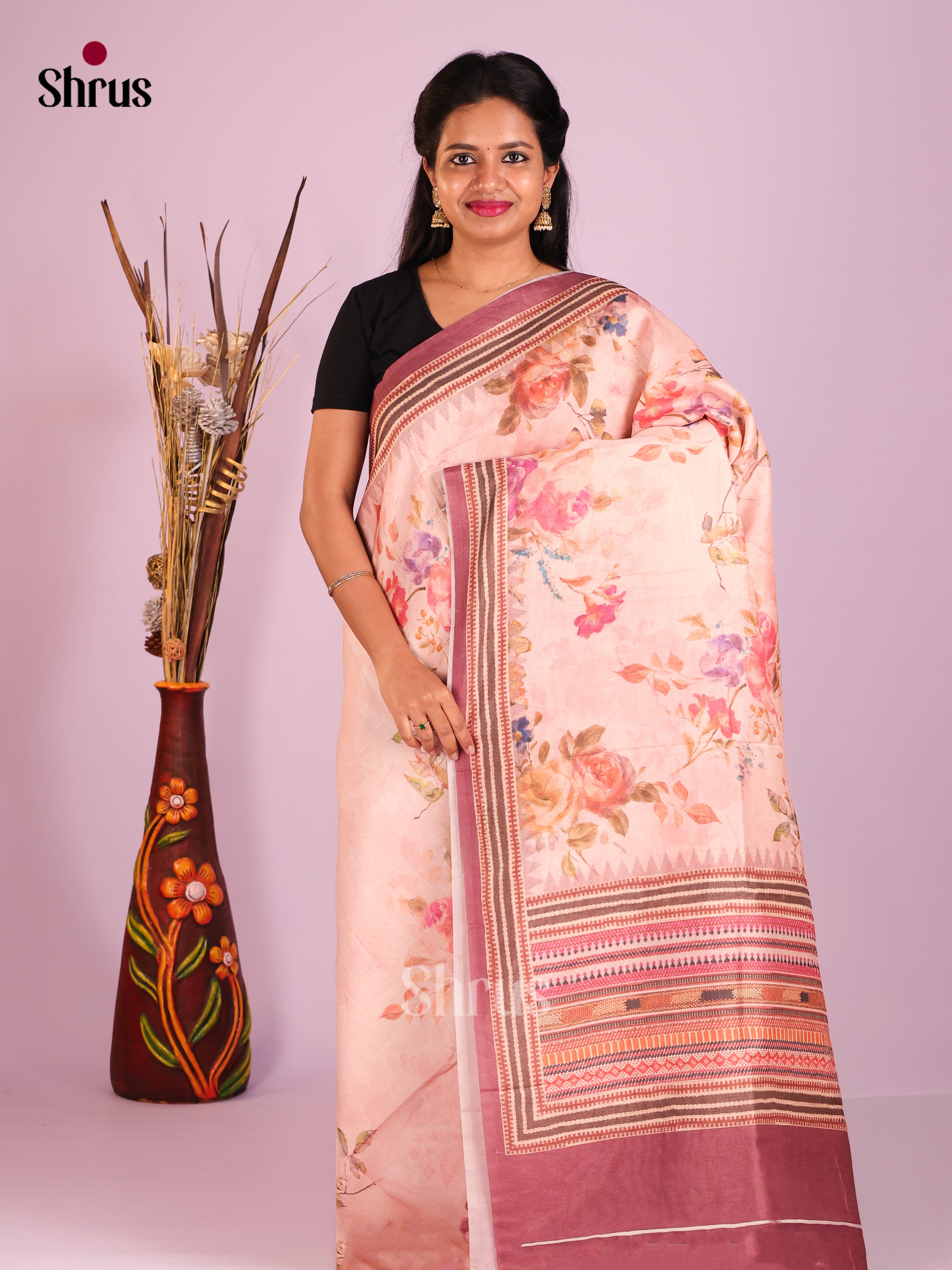 DIS11606 - Butter silk Saree