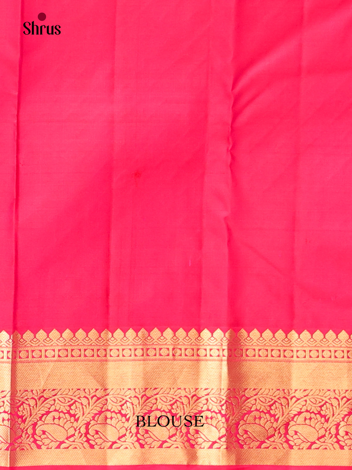 Exquisite Pink Kanjivaram Saree with Small Buttas & zari brocade pallu 2