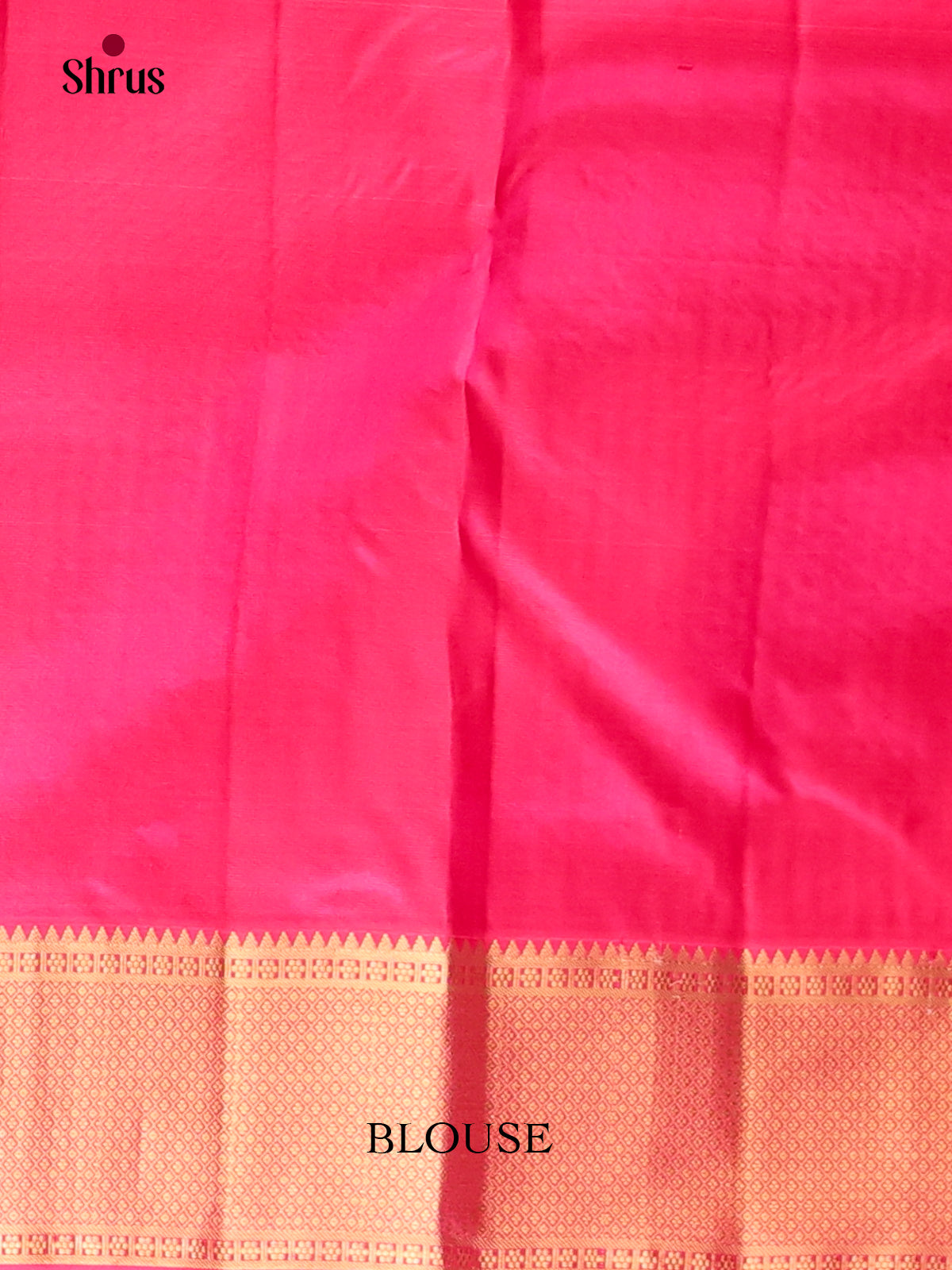 Shimmering Pink Kanjivaram Saree with Intricate Buttas & kaddi zari border 2