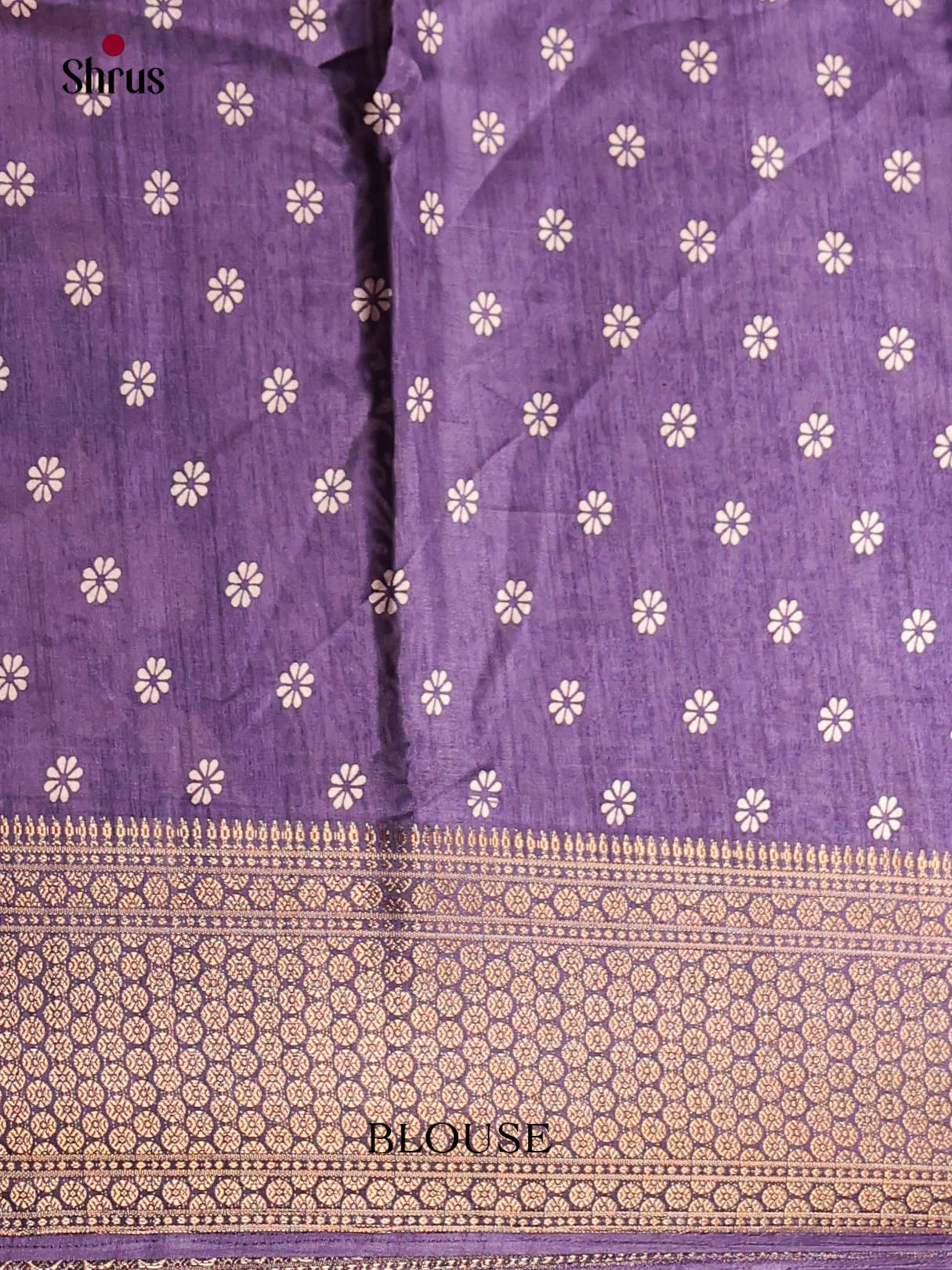 Violet - Semi Crepe Saree