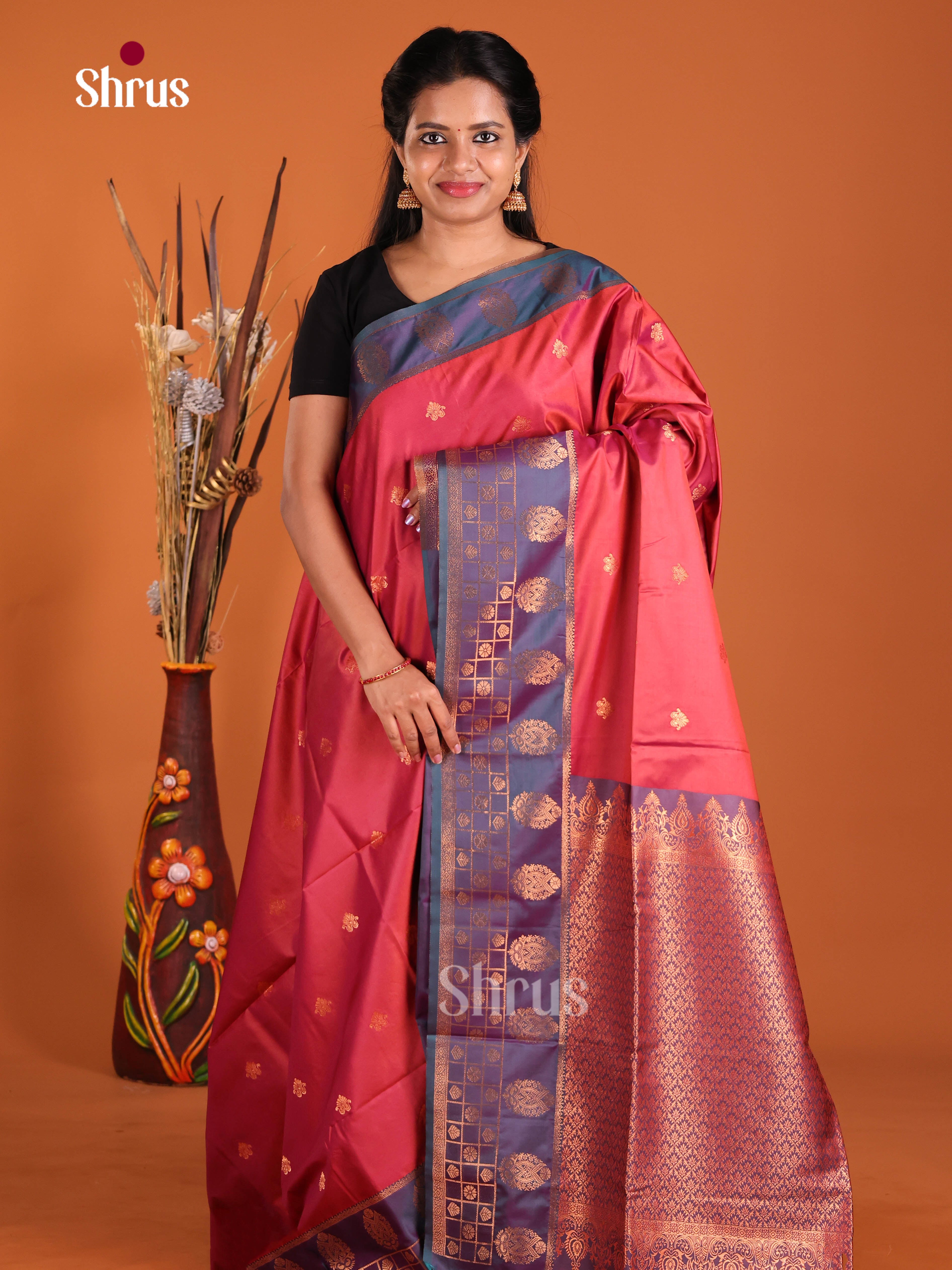 DIS12026 - Semi Softsilk Saree
