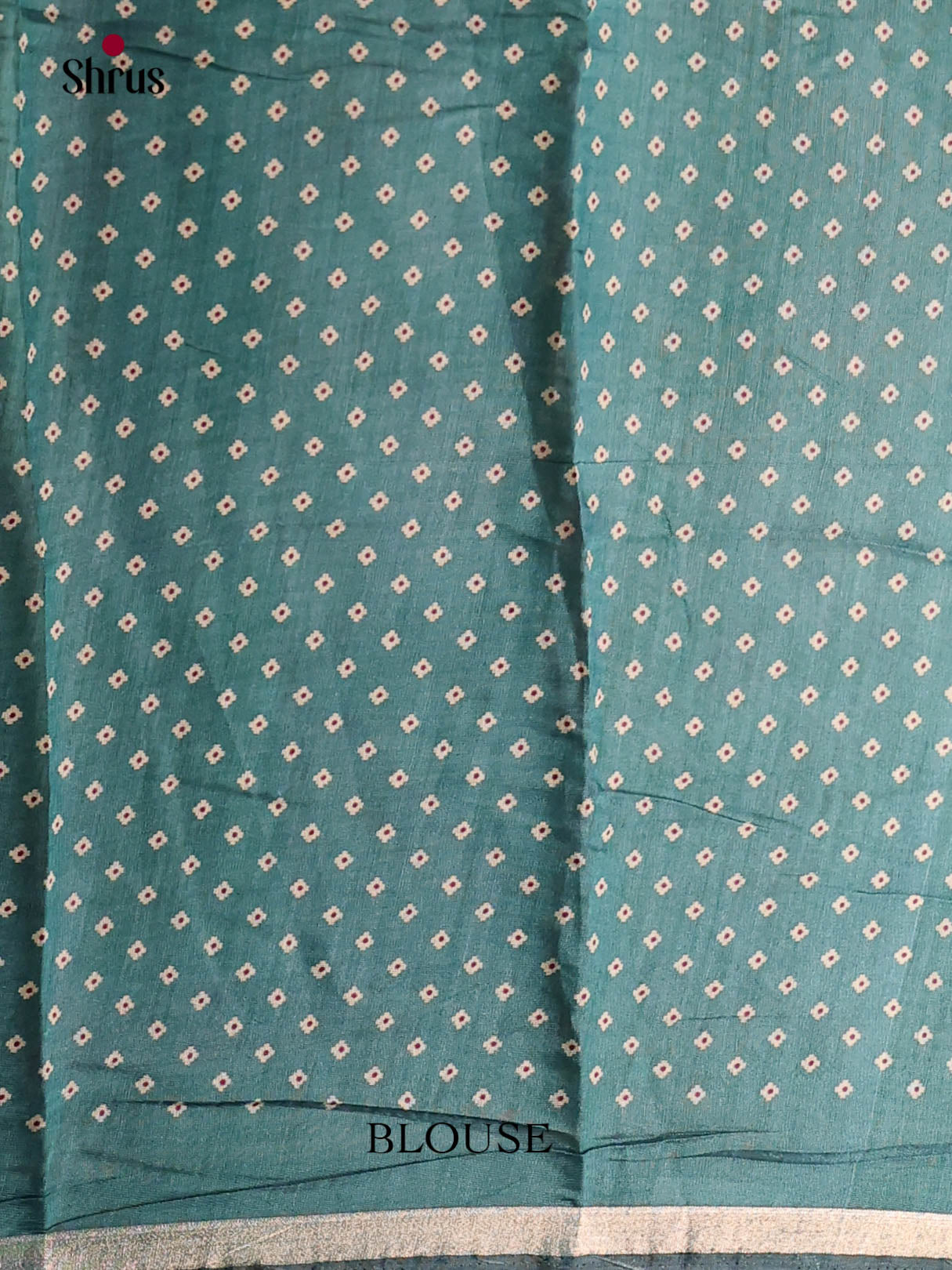 Cream & Green - Art Modal Saree