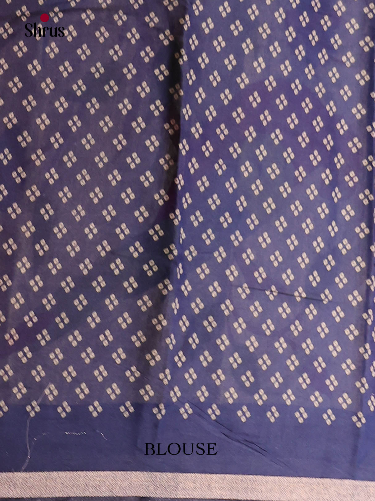 Maroon & Blue - Art Modal Saree - Shop on Shrus.com