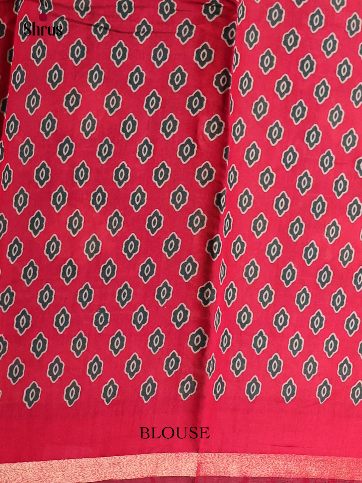 Green & Red - Art Modal Saree - Shop on Shrus.com