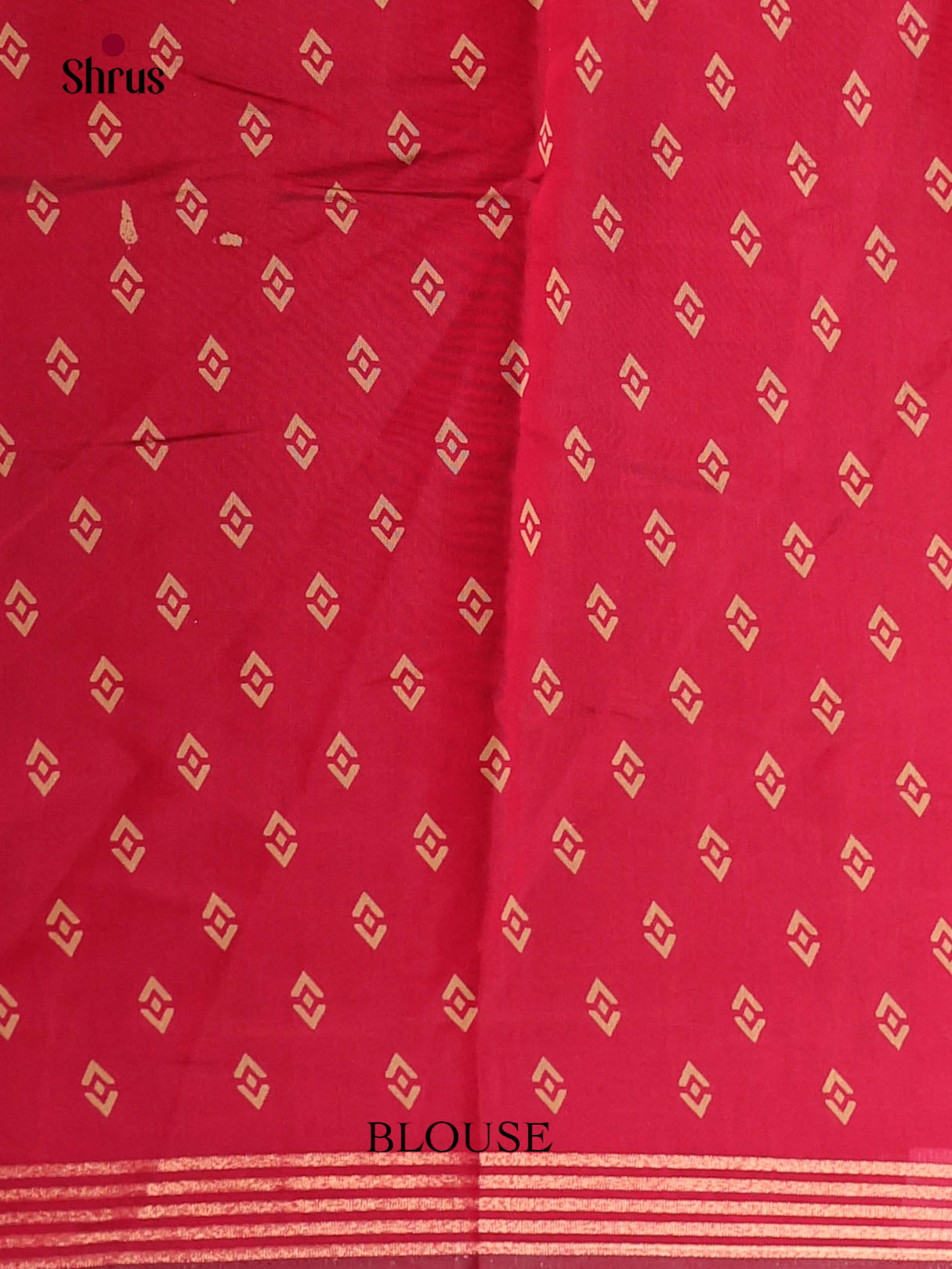 Red - Art Modal Saree - Shop on Shrus.com