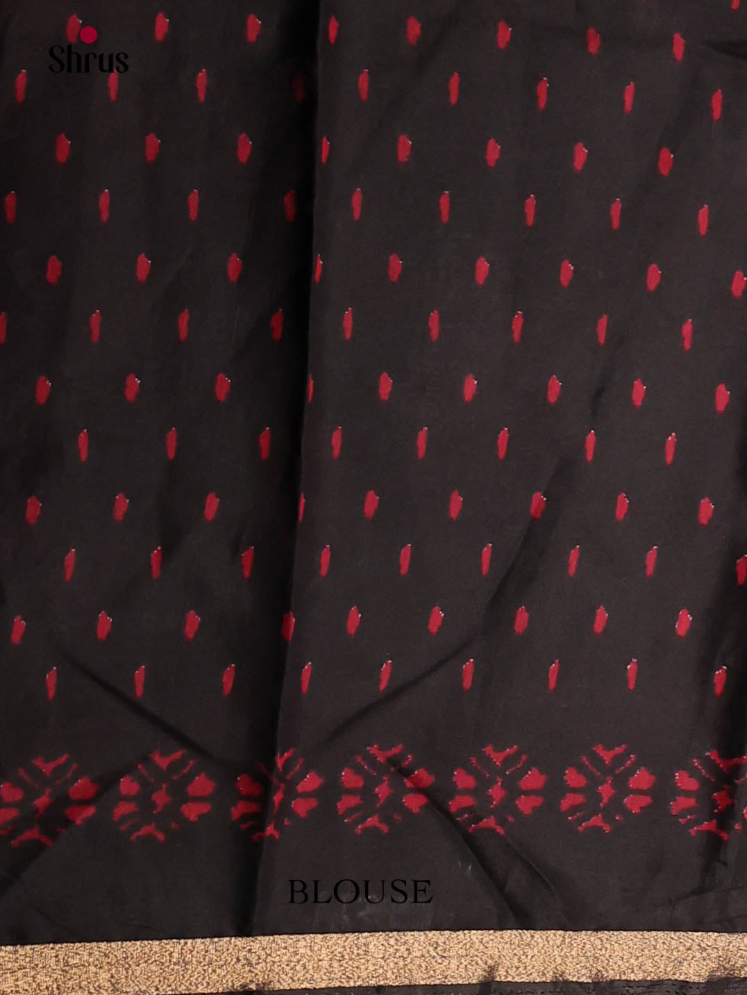 Red & Black- Art Modal Saree - Shop on Shrus.com