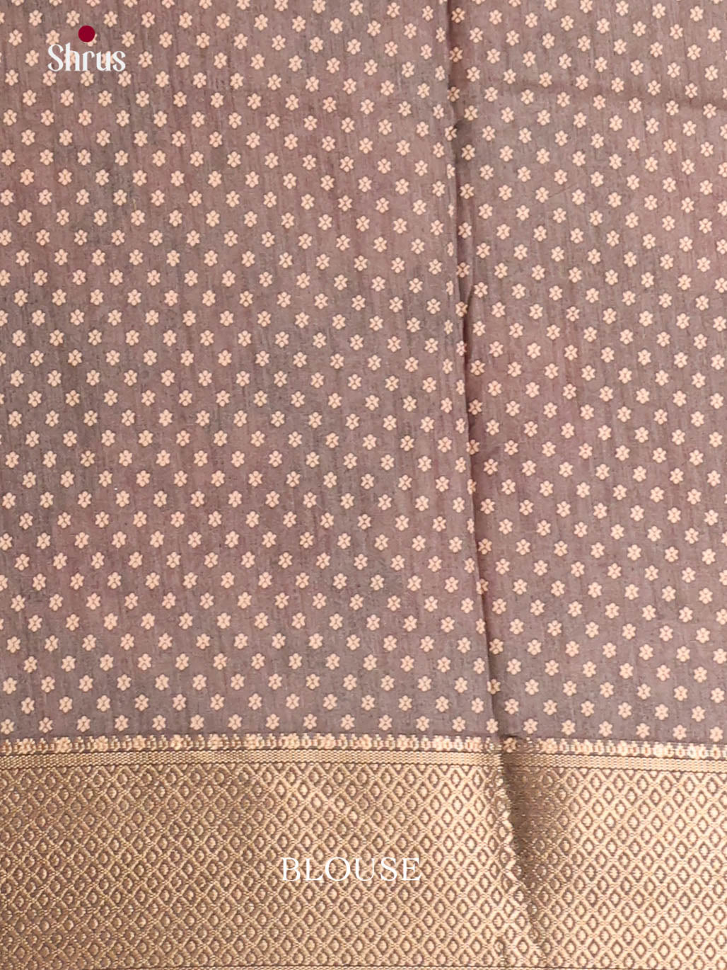 Grey - Semi Crepe Saree