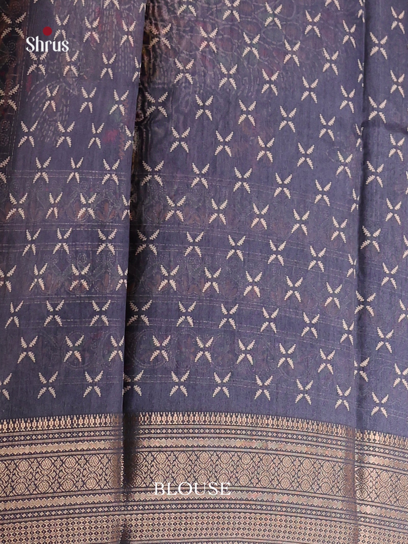 DIS12215 - Semi Crepe Saree - Shop on Shrus.com