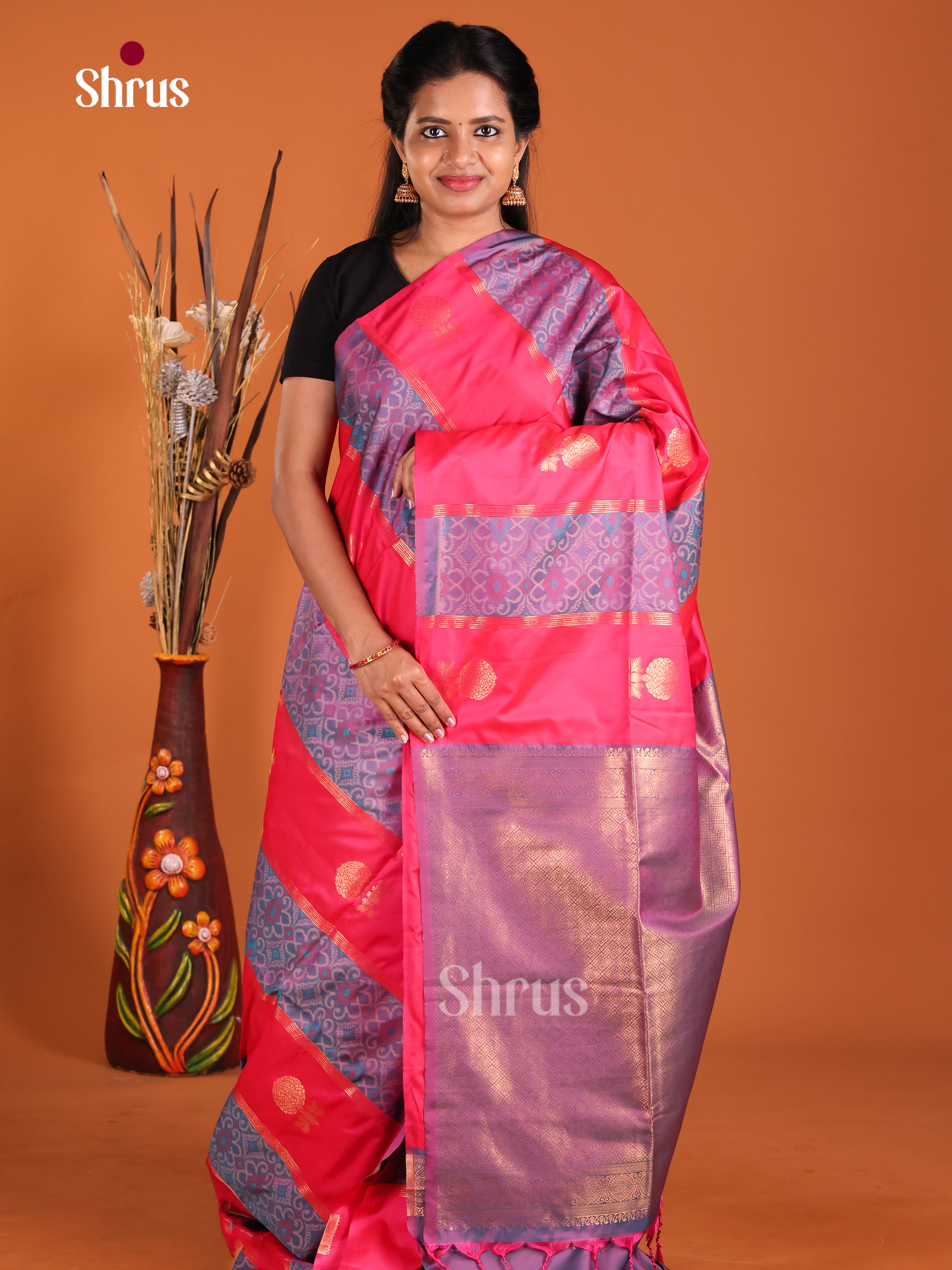 DIS13117 - Semi Softsilk Saree