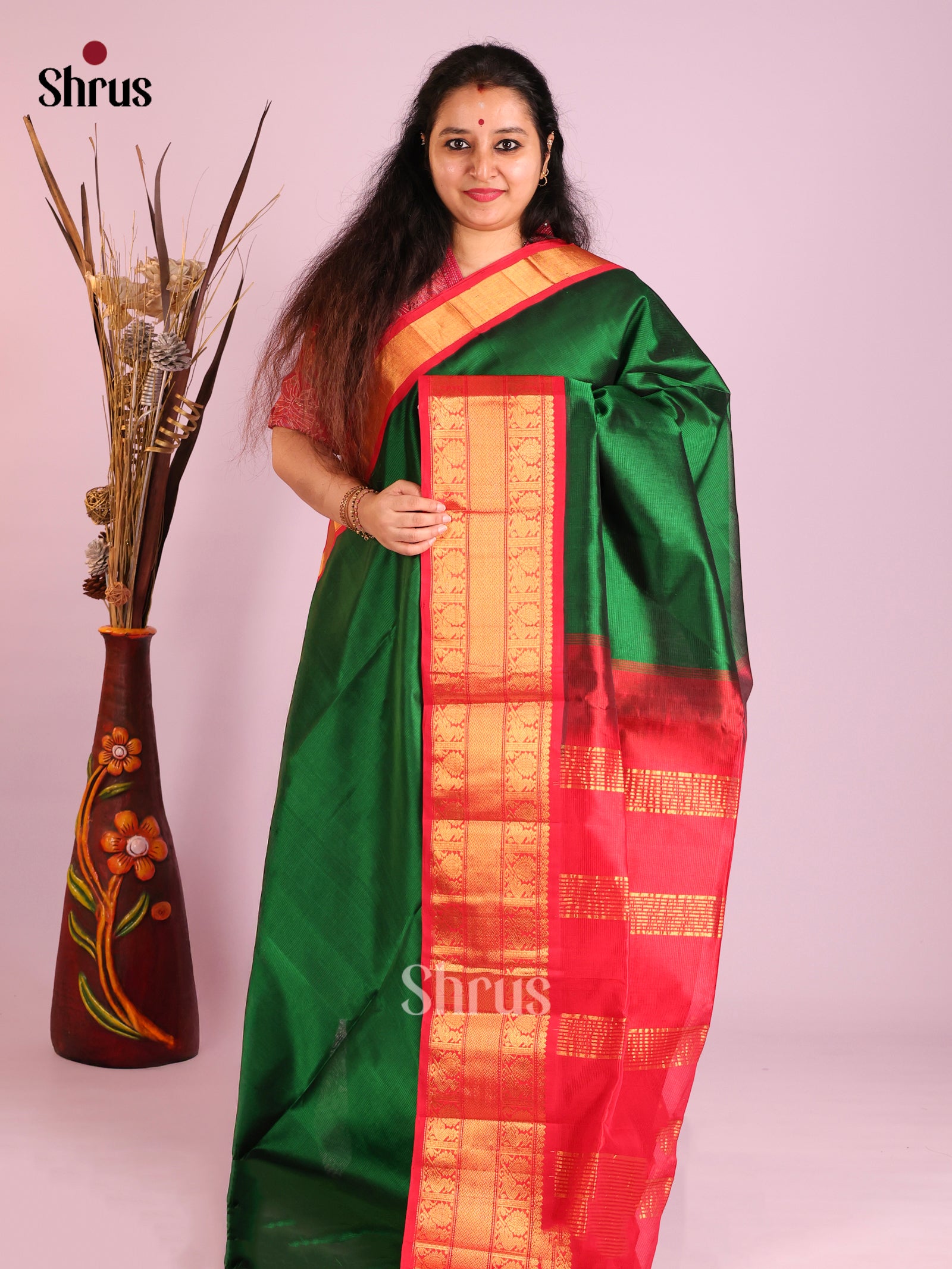 DIS13865 - Korvai-Medium border Saree