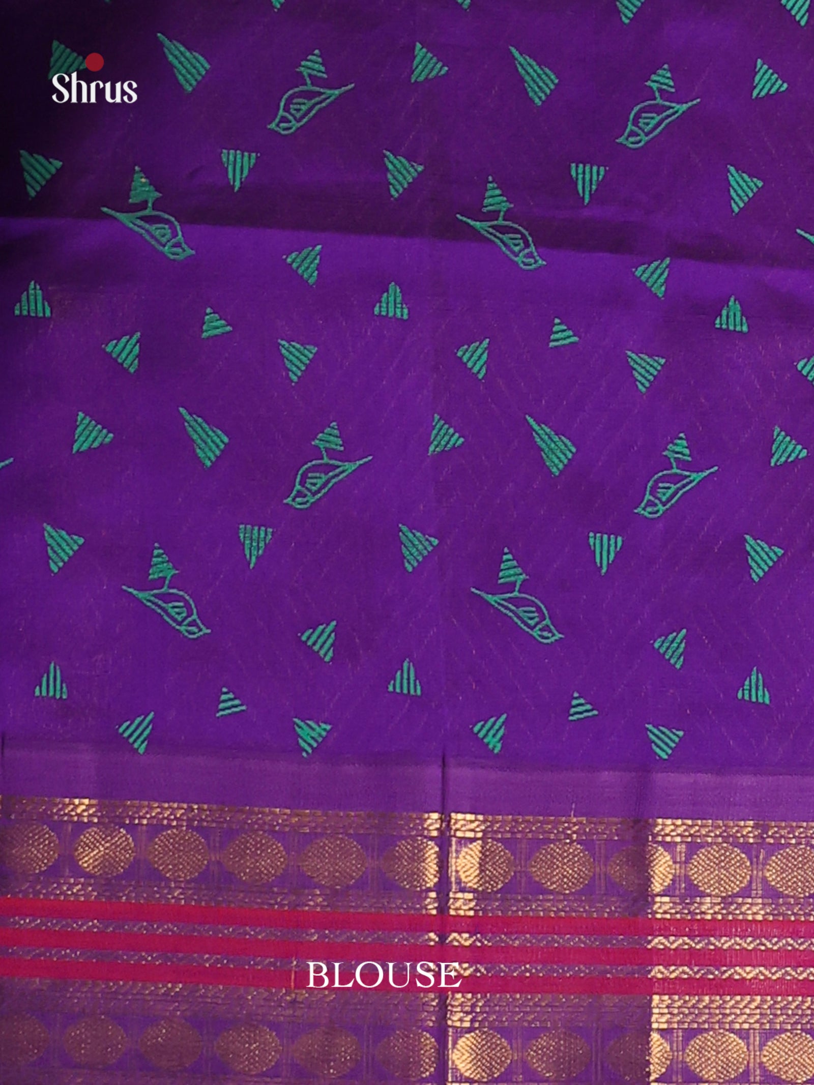 DIS13909 - Temple-border Saree