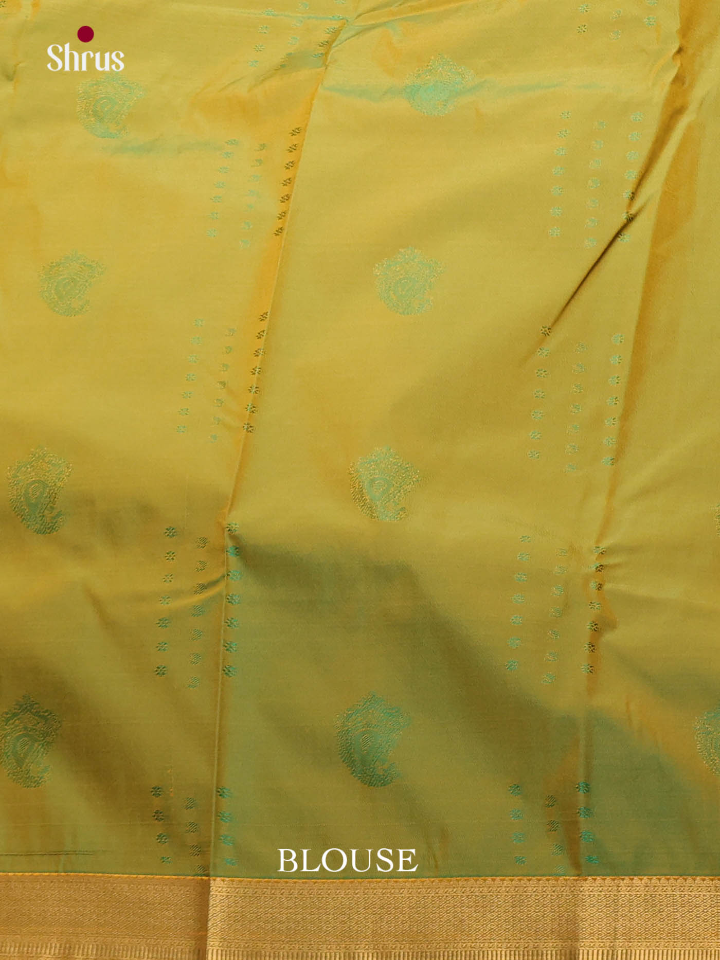 Sandal & Green - Semi Kanchipuram Saree
