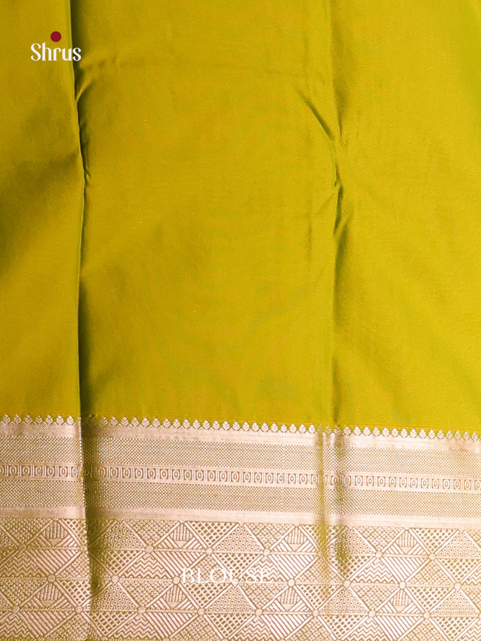 Light Green- Semi Kanchipuram Saree - Shop on Shrus.com