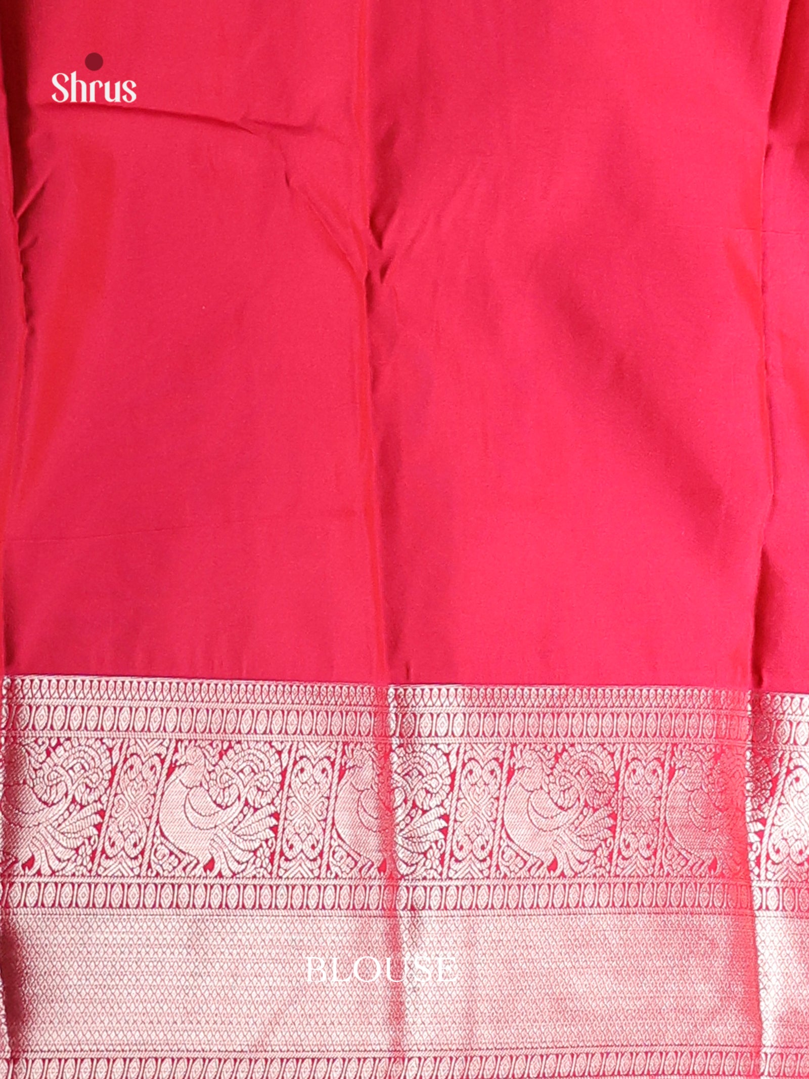 Pista Green & Pink- Semi Kanchipuram Saree - Shop on Shrus.com
