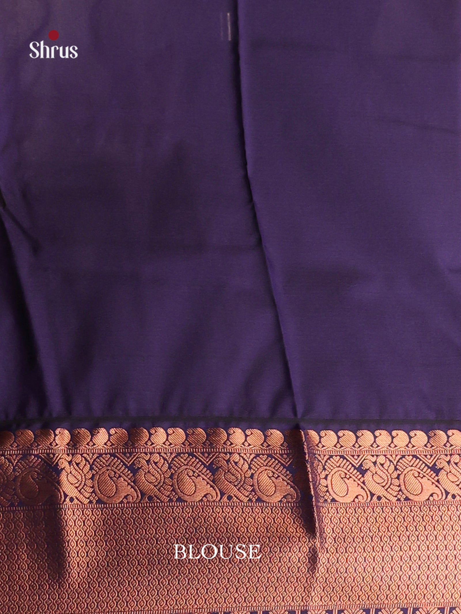 Light Blue & Blue - Semi Kanchipuram Saree