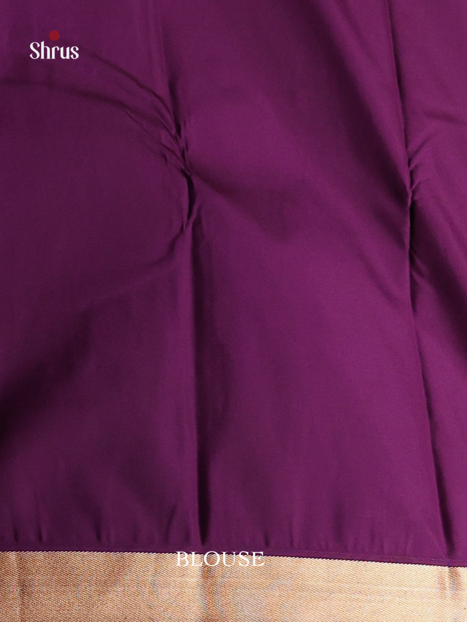 Lavender & Violet - Semi Kanchipuram Saree - Shop on Shrus.com