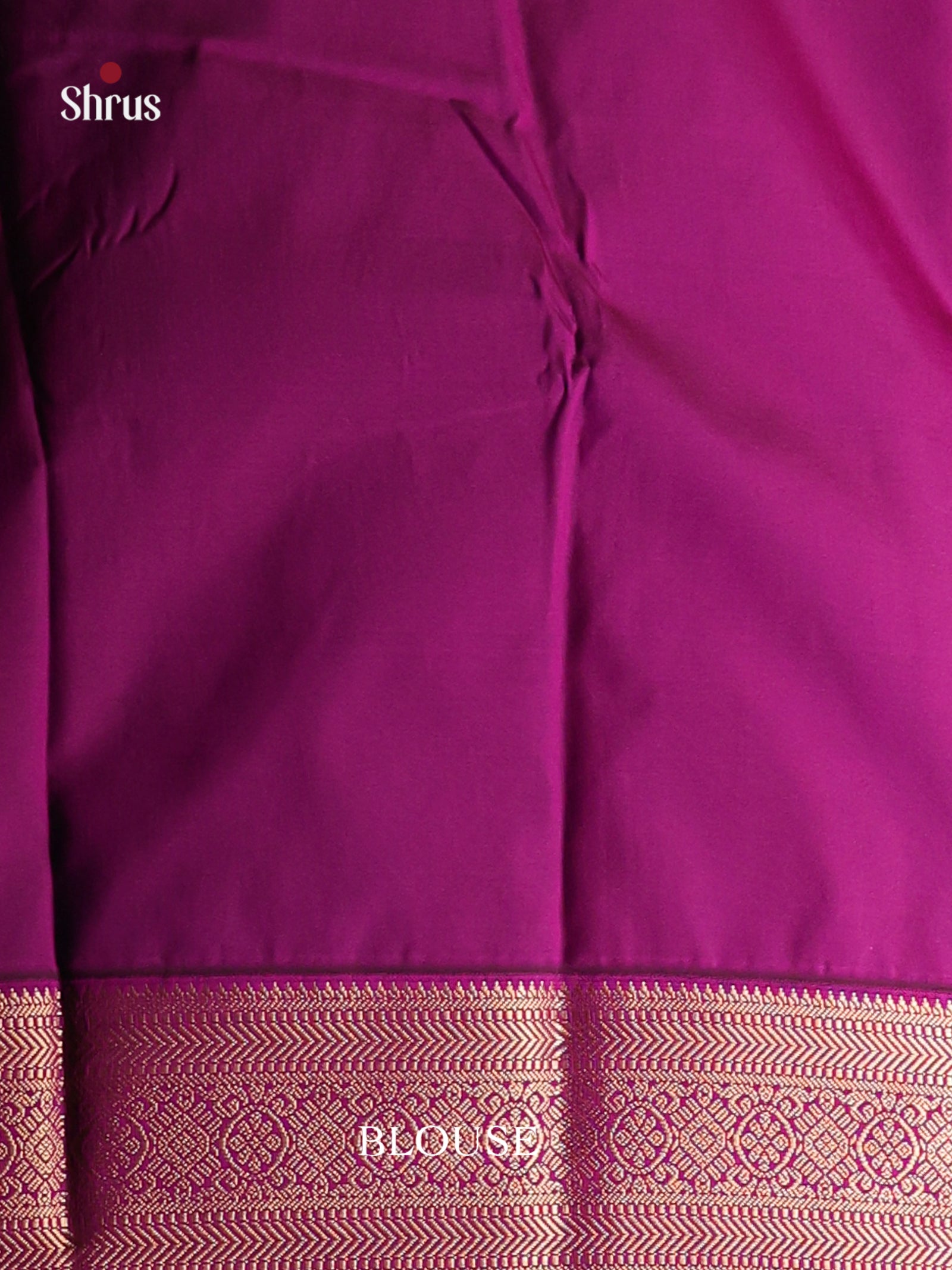 Blue & Purple - Semi Kanchipuram Saree