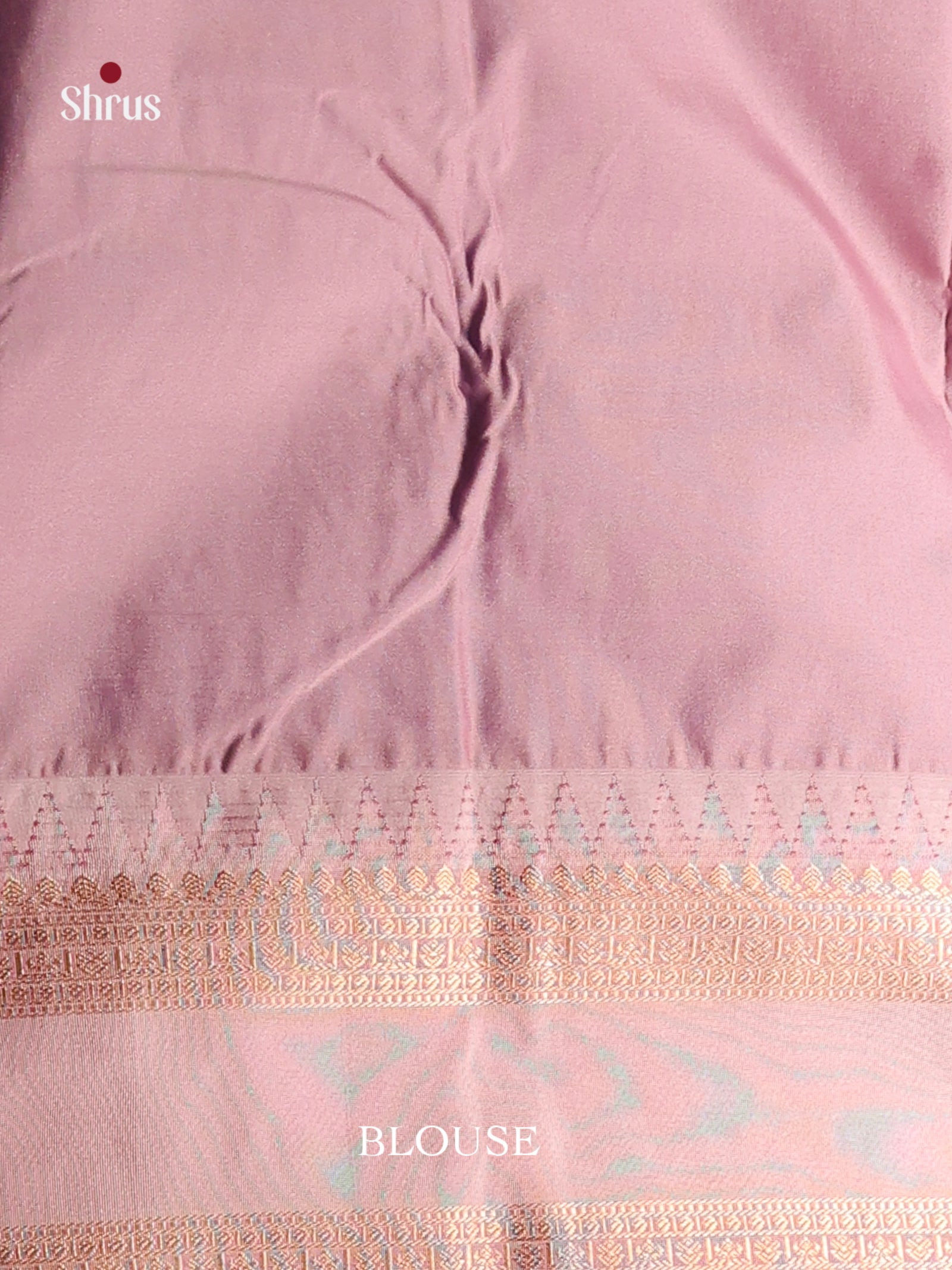 Blue & Lavender - Semi Kanchipuram Saree