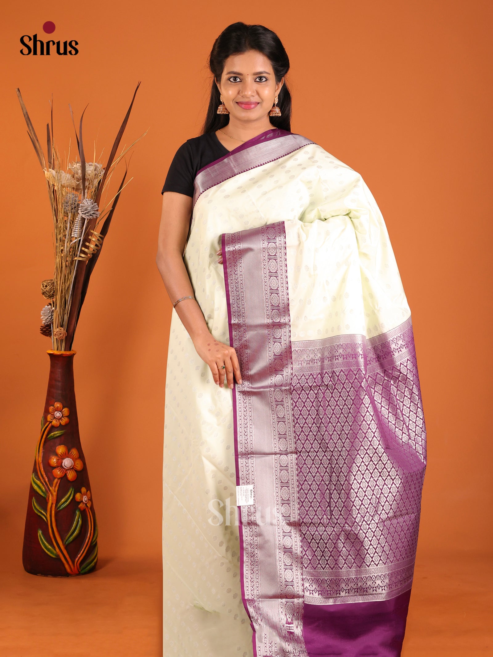 DIS14291 - Semi Kanchipuram Saree