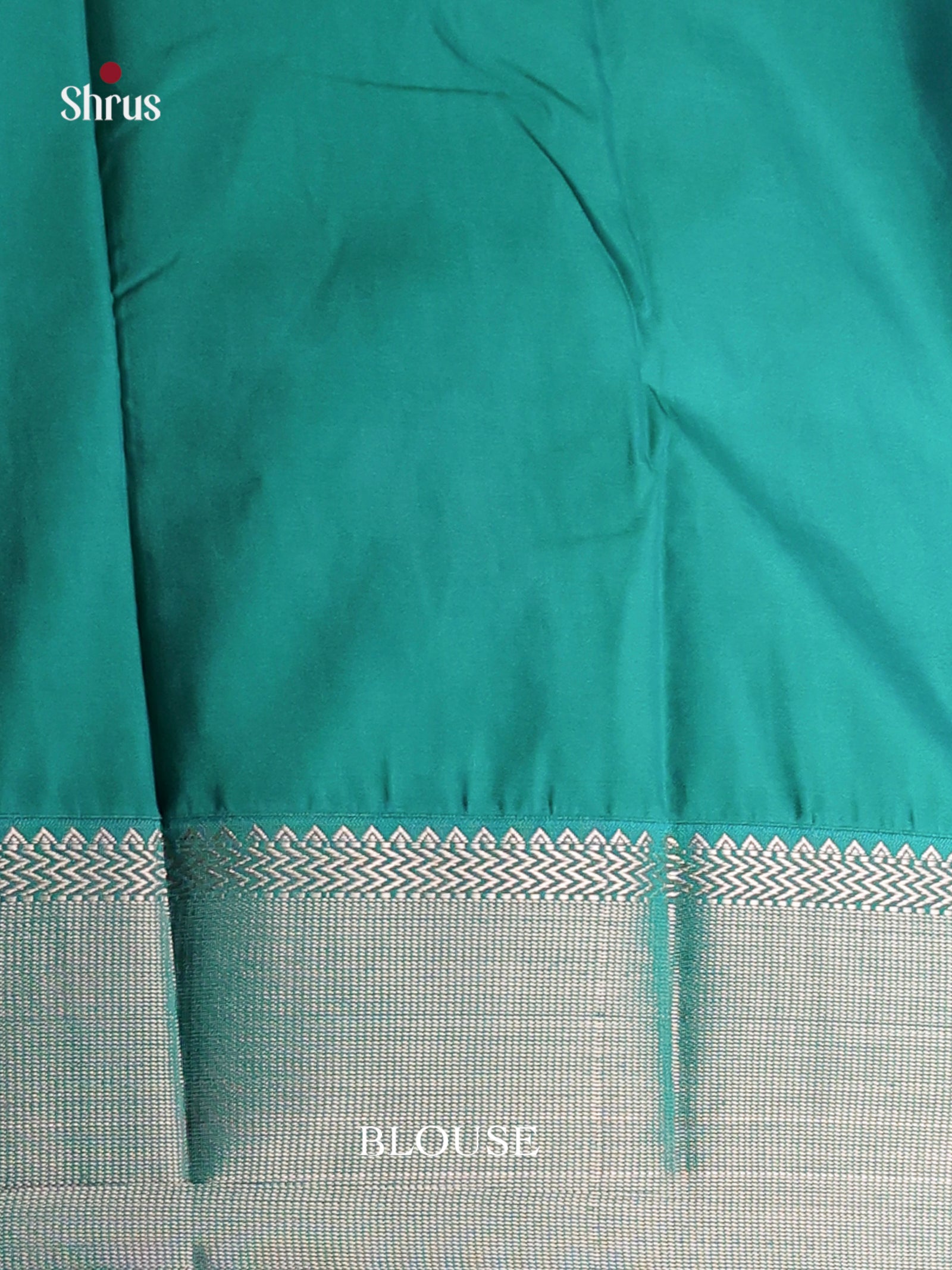 Ice Green & Green - Semi Kanchipuram Saree - Shop on Shrus.com