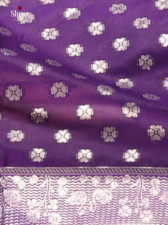 Violet- Semi Softsilk Saree