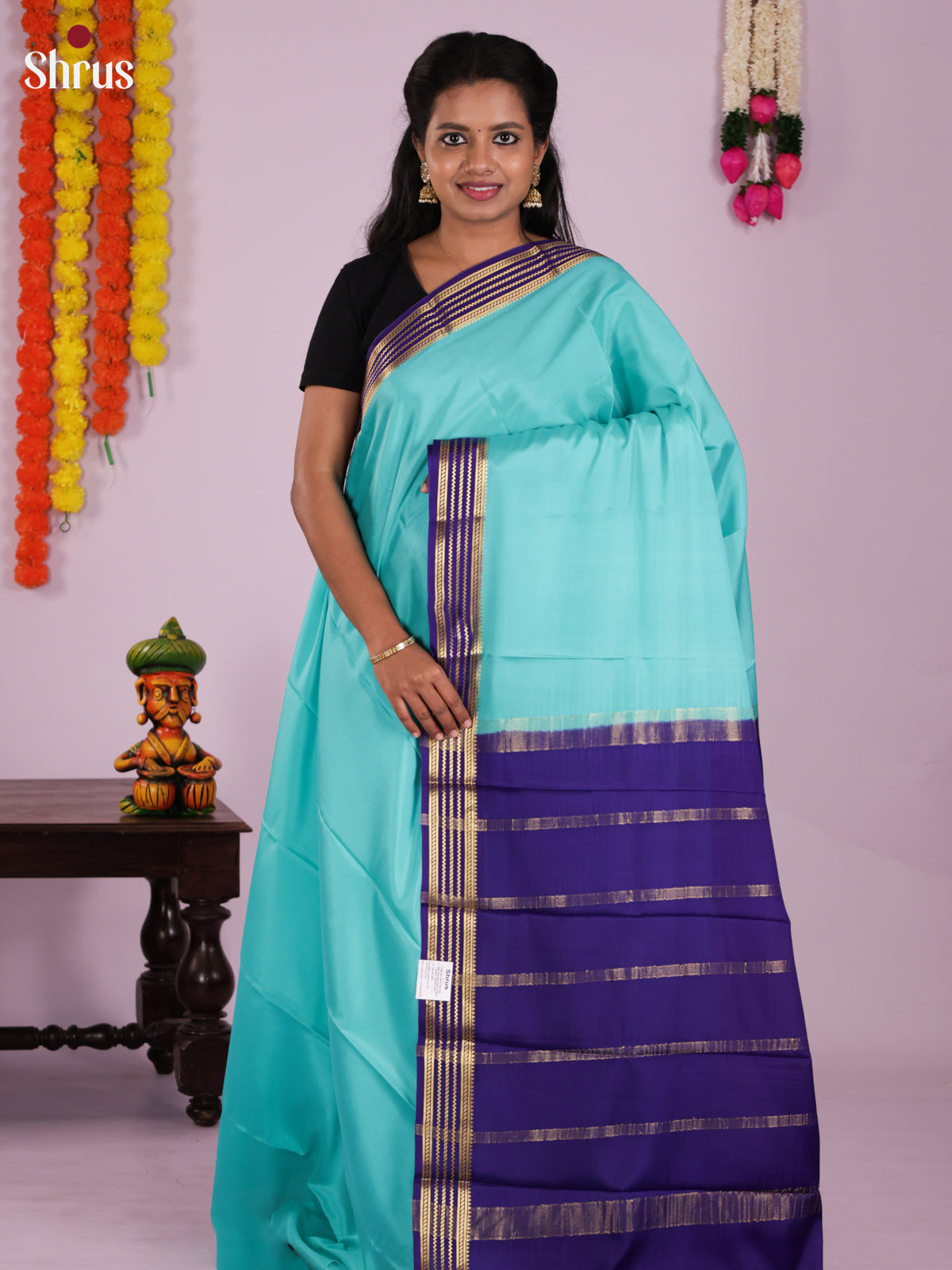 DIS15002 - Mysore Silk Saree - Shop on Shrus.com