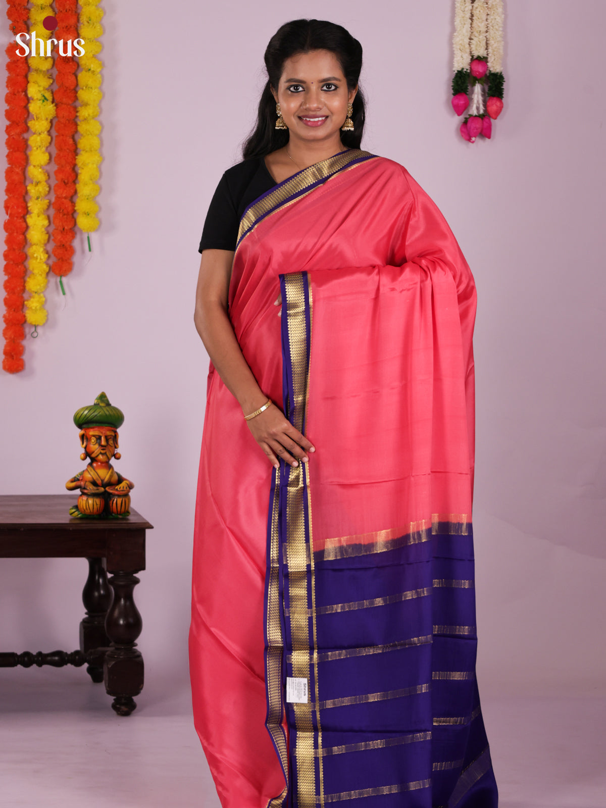 DIS15010 - Mysore Silk Saree - Shop on Shrus.com