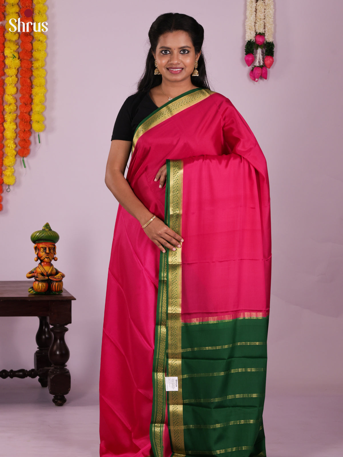DIS15027 - Mysore Silk Saree - Shop on Shrus.com