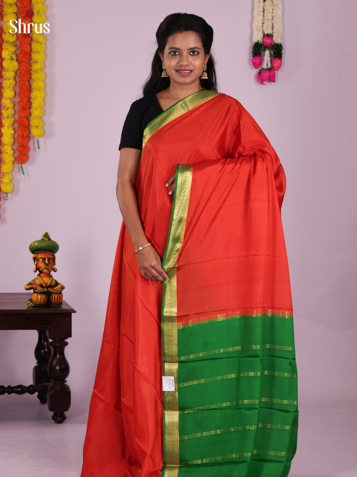 DIS15052 - Mysore Silk Saree - Shop on Shrus.com