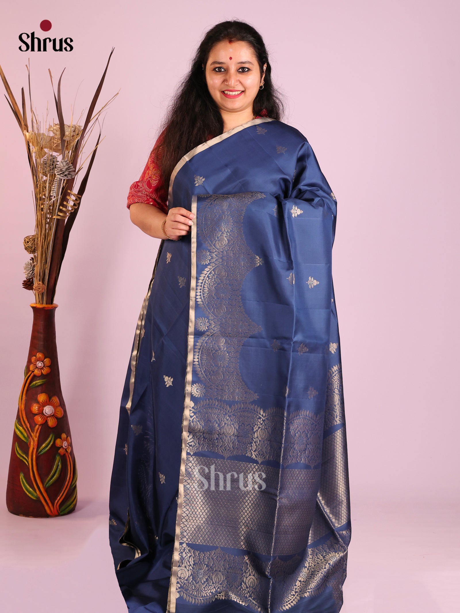 DIS16001 - Soft Silk (HR) Saree - Shop on Shrus.com