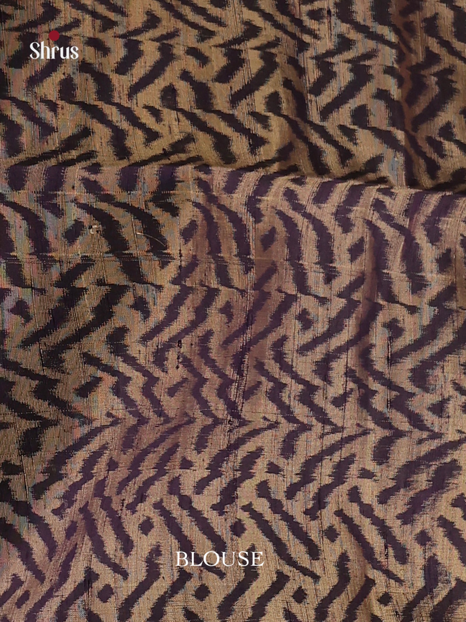 Exquisite Black Soft Silk Saree with gold zari Stripes, buttas & ikkat border 2