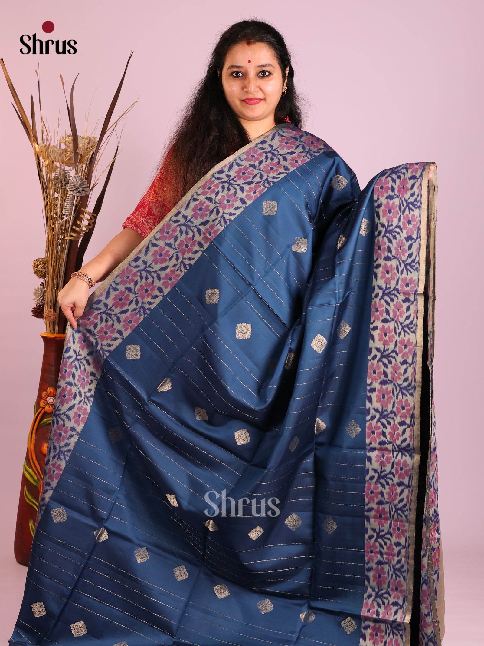 DIS16010 - Soft Silk (HR) Saree - Shop on Shrus.com