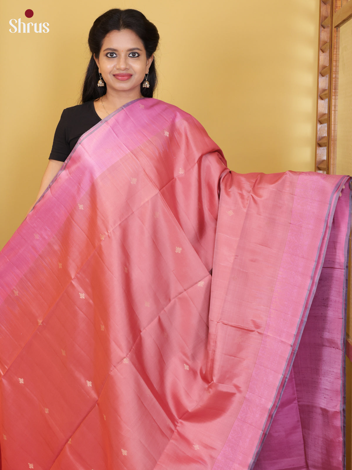 DIS16038 - Soft Silk (HR) Saree - Shop on Shrus.com