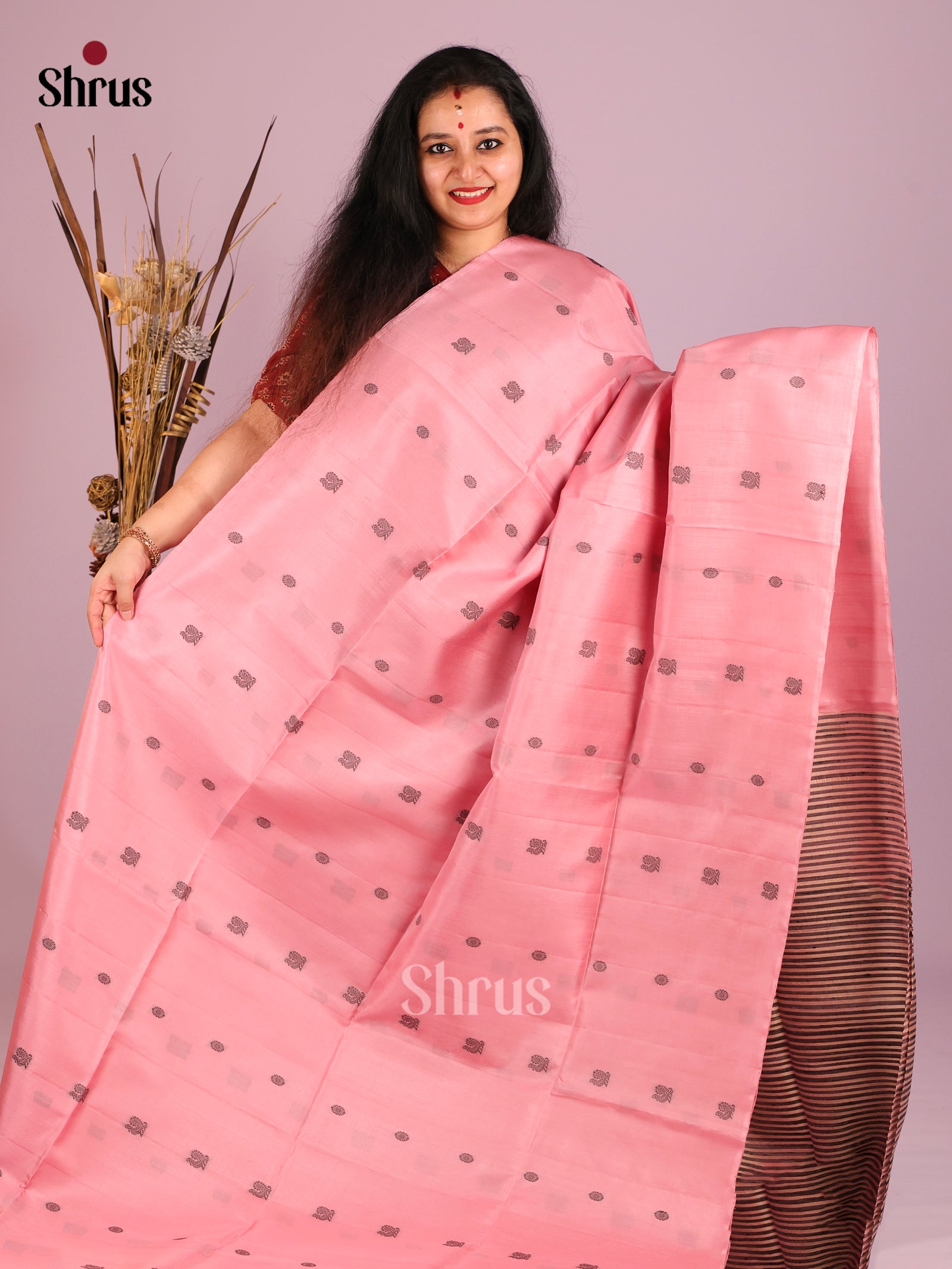 DIS16050 - Soft Silk (HR) Saree - Shop on Shrus.com