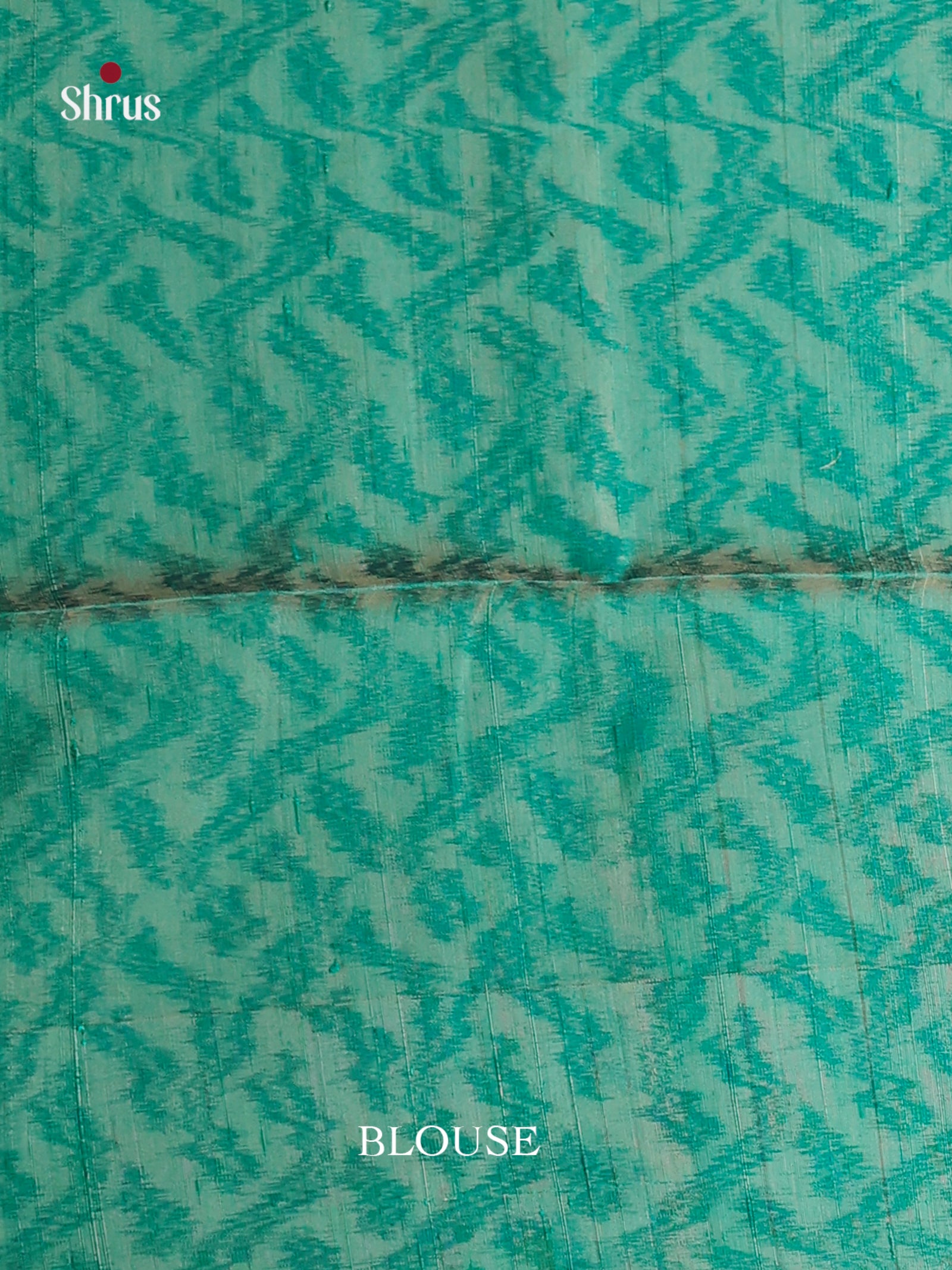 Exquisite Teal Soft Silk Saree With Zari woven Zig Zag Pattern 2