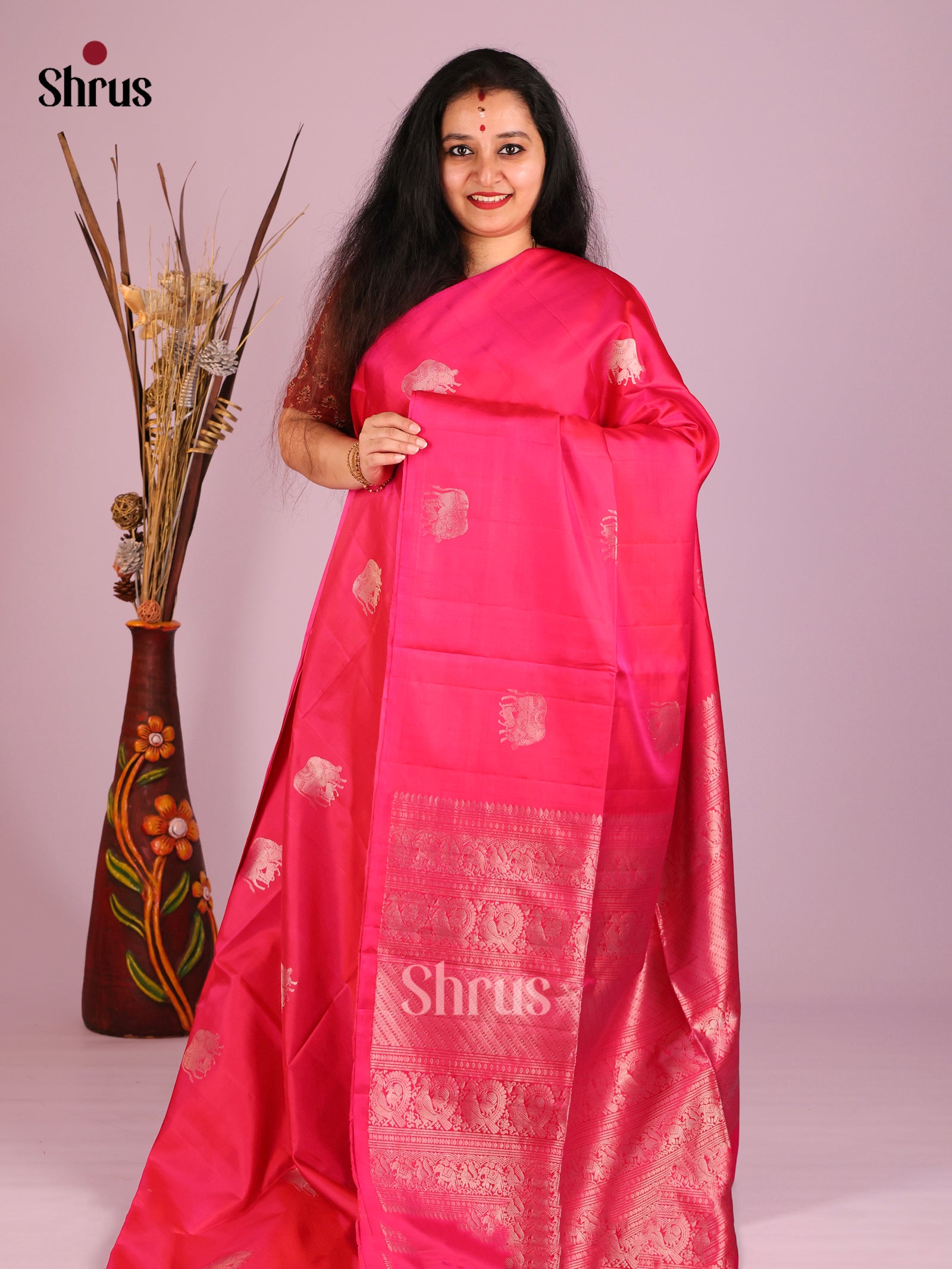 DIS16092 - Soft Silk (HR) Saree