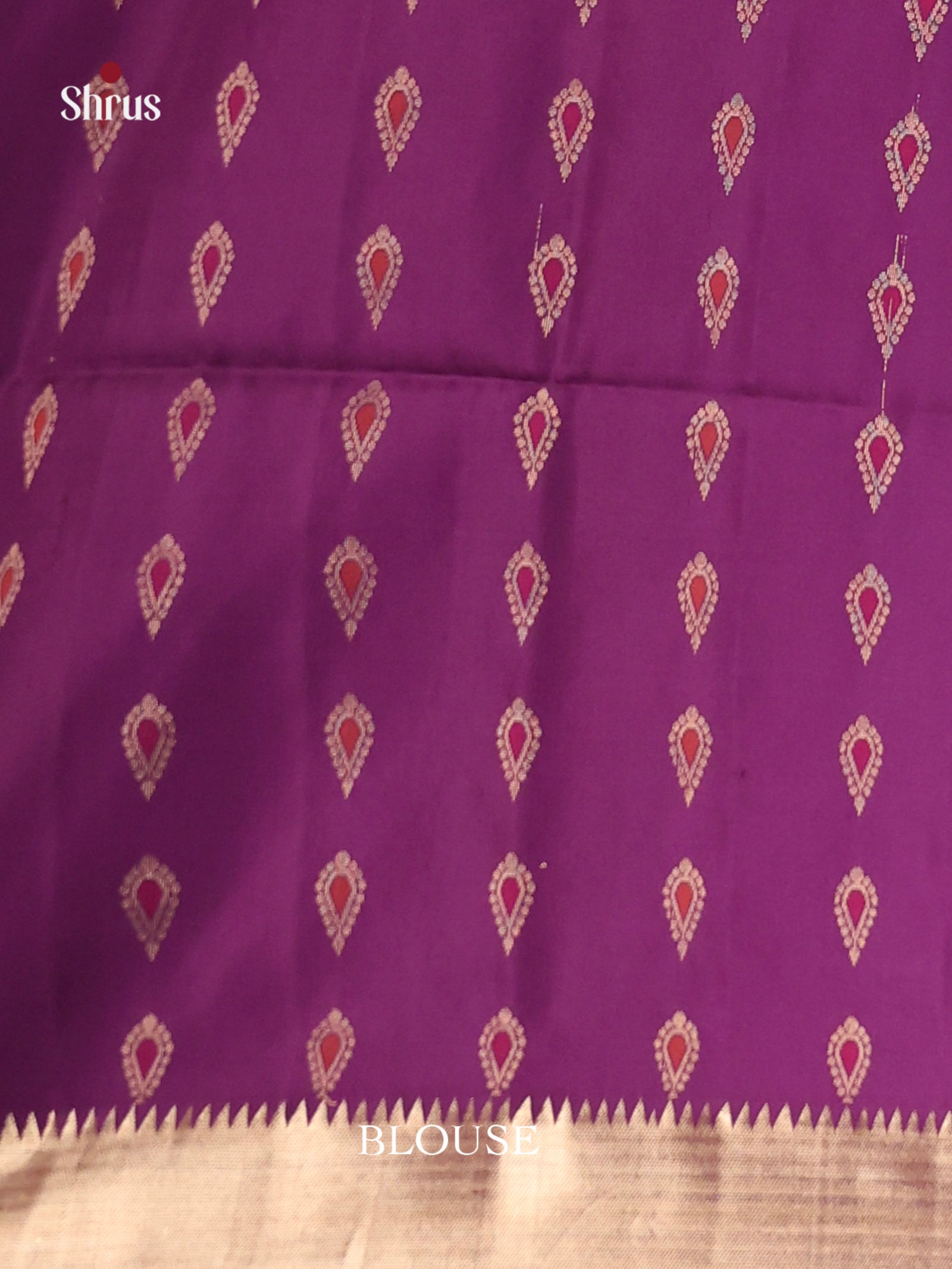 Chic Purple Soft Silk Saree With Zari woven Tissue Design & Brocade Pallu 2