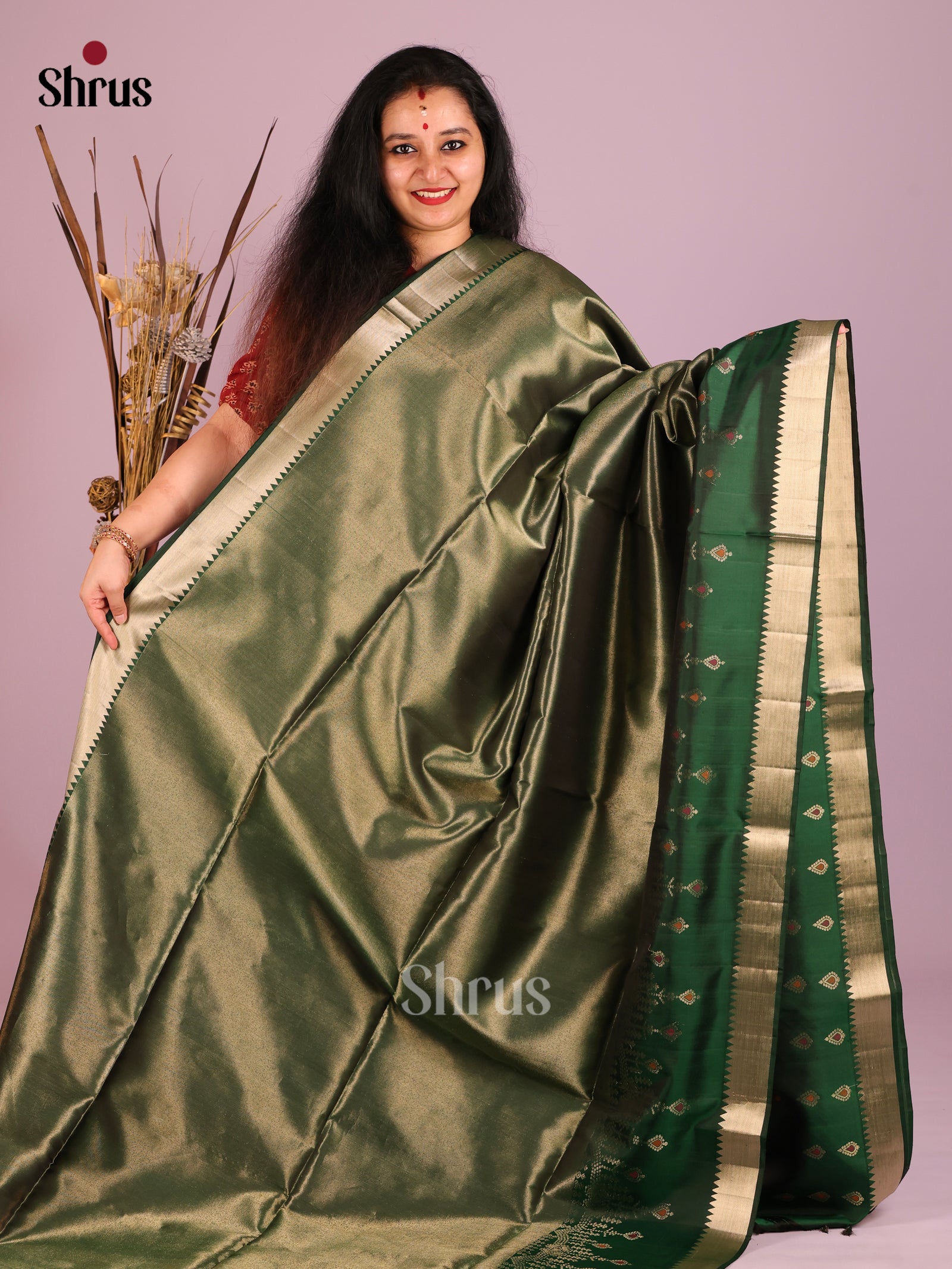 DIS16135 - Soft Silk (HR) Saree - Shop on Shrus.com