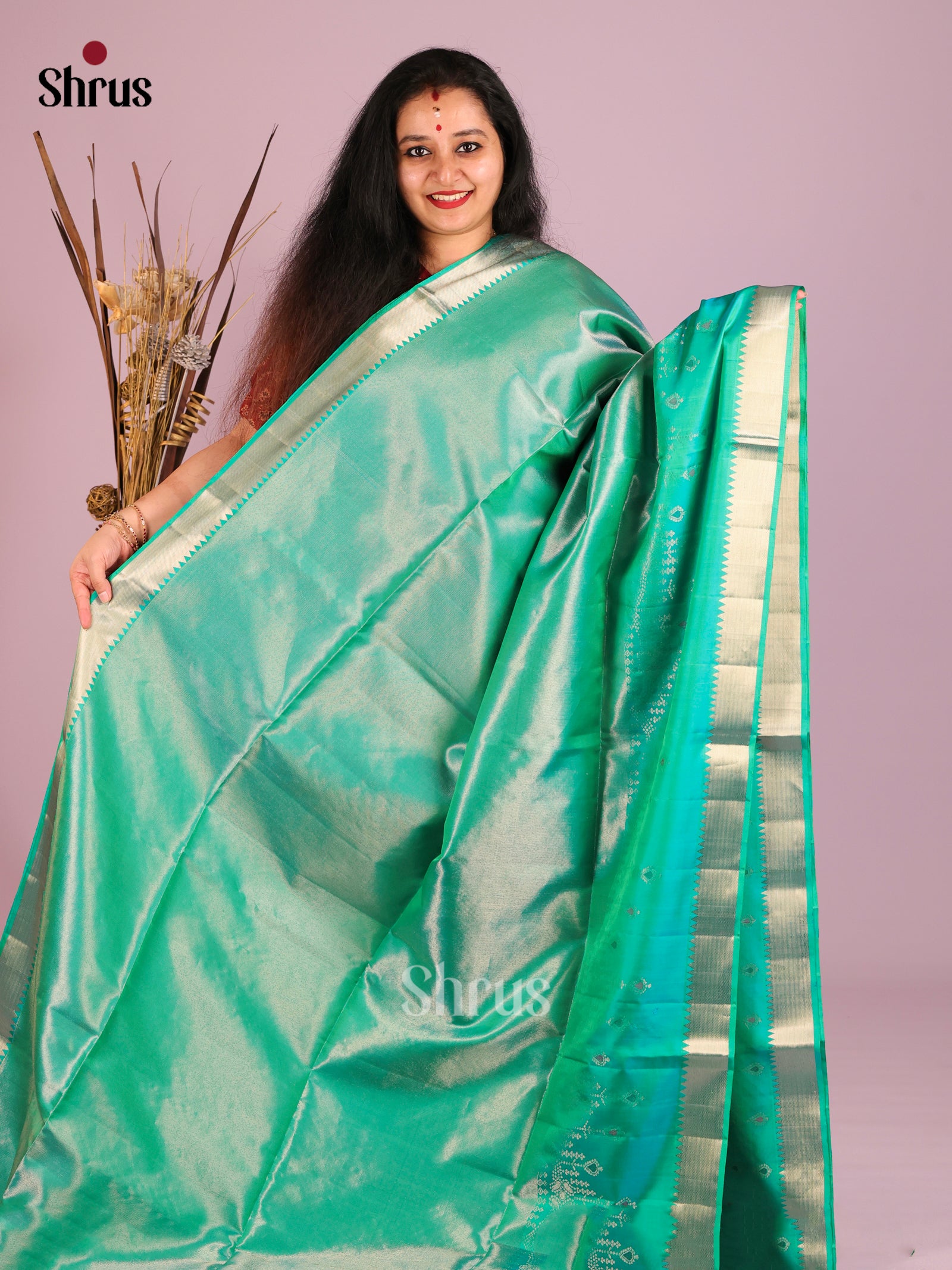 DIS16138 - Soft Silk (HR) Saree - Shop on Shrus.com
